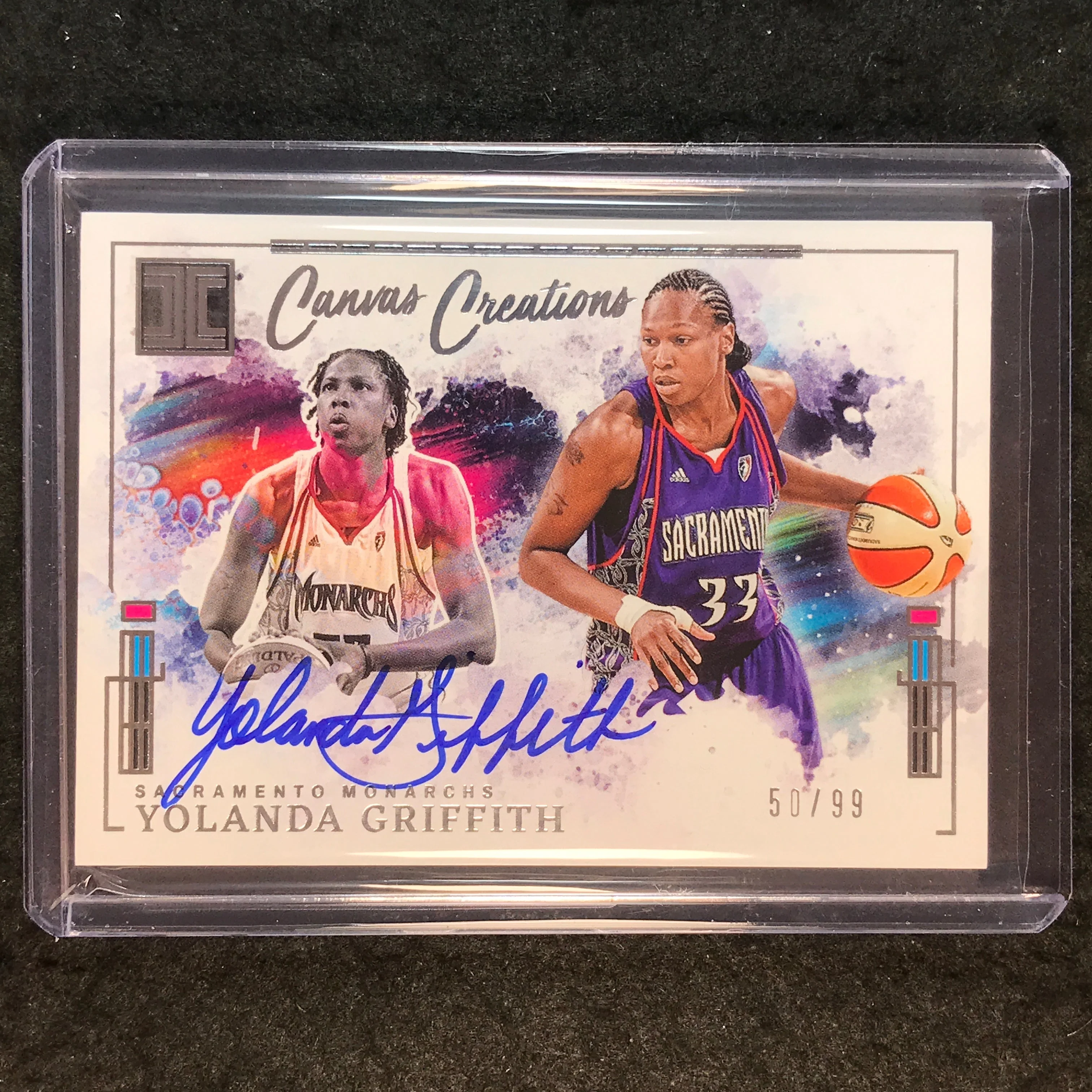 2025 Impeccable WNBA YOLANDA GRIFFITH Canvas Creations Auto 50/99