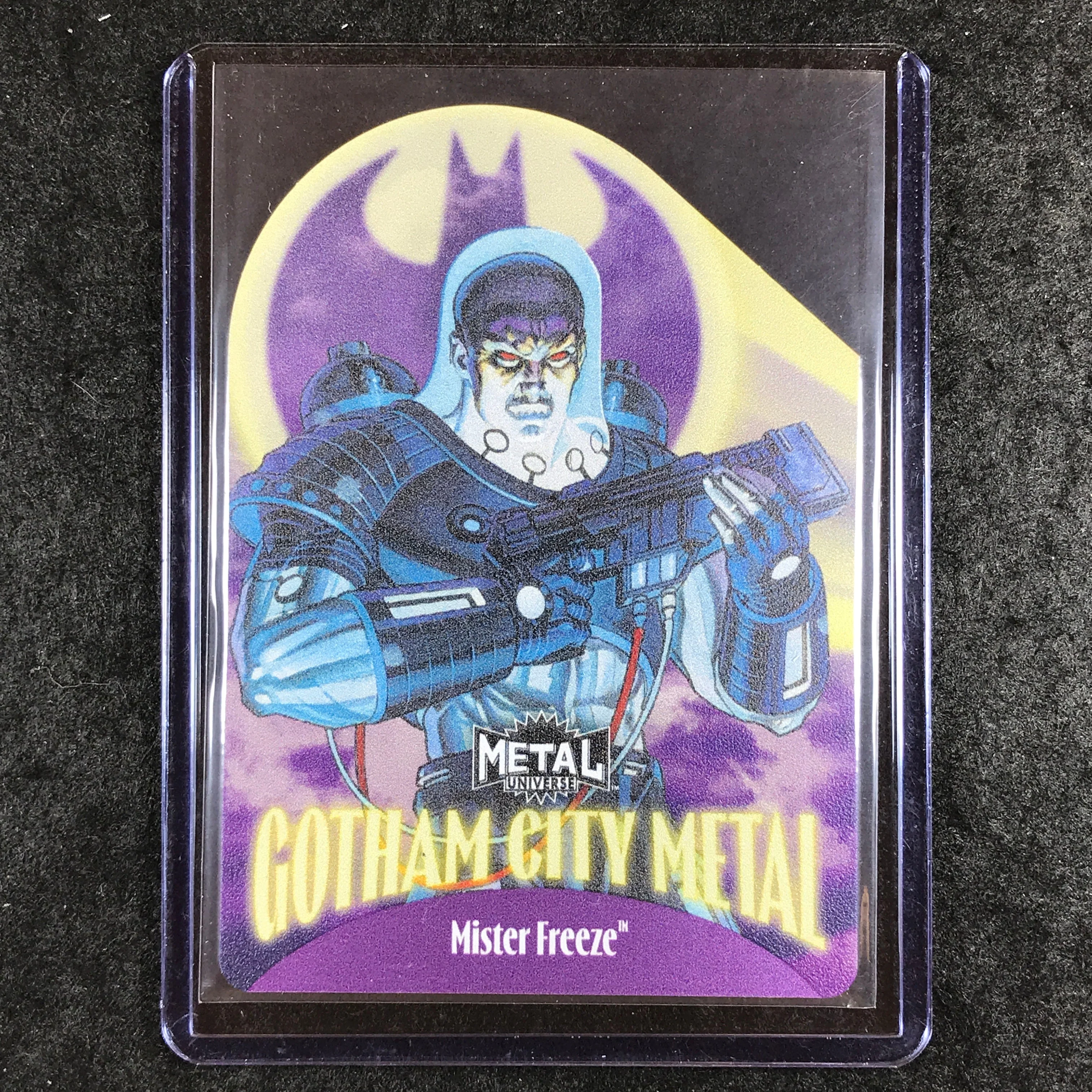 2025 Metal Universe Batman MISTER FREEZE Gotham City Metal Purple 1/25 #GM-1