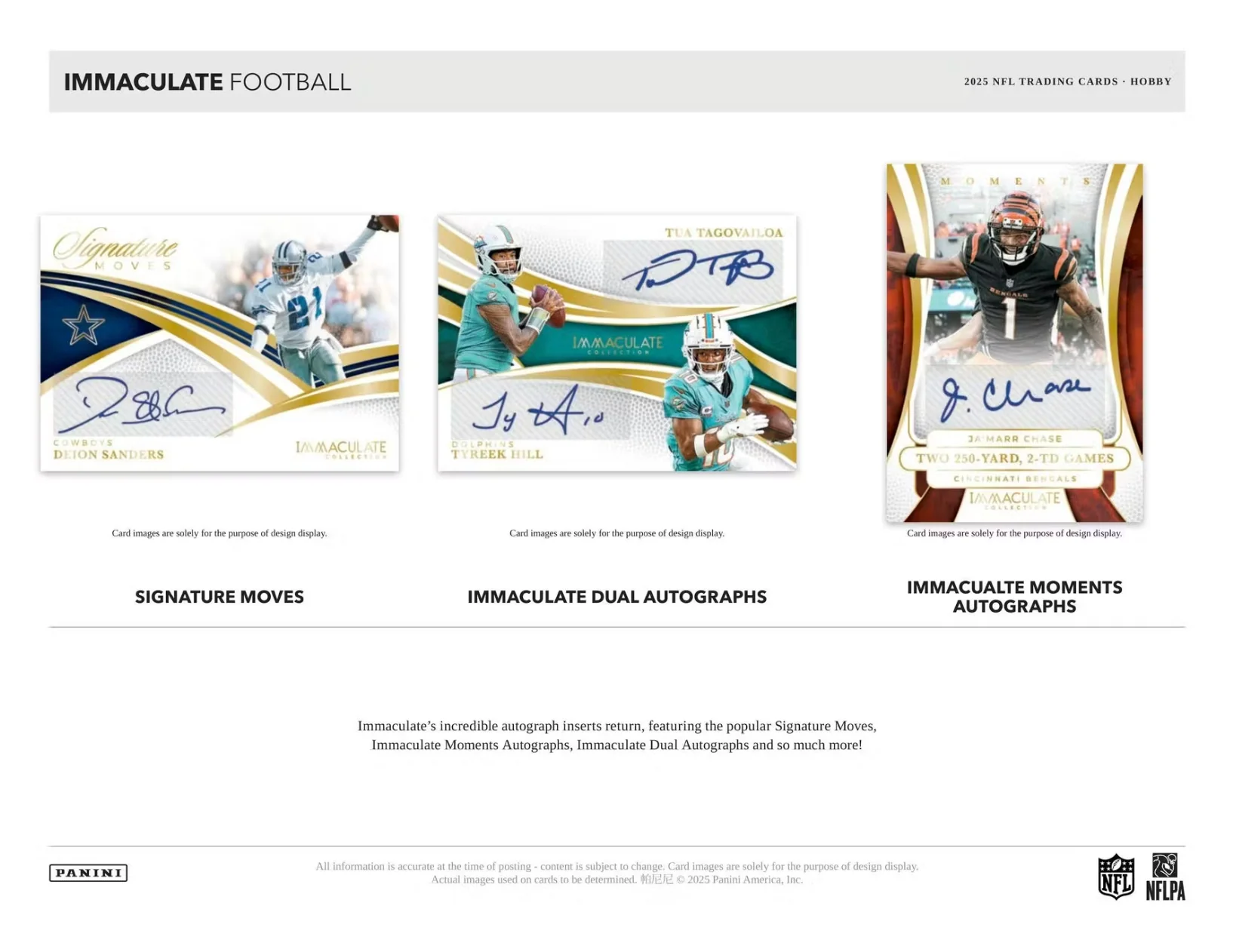 2025 Panini Immaculate Football Hobby Box - Image 4