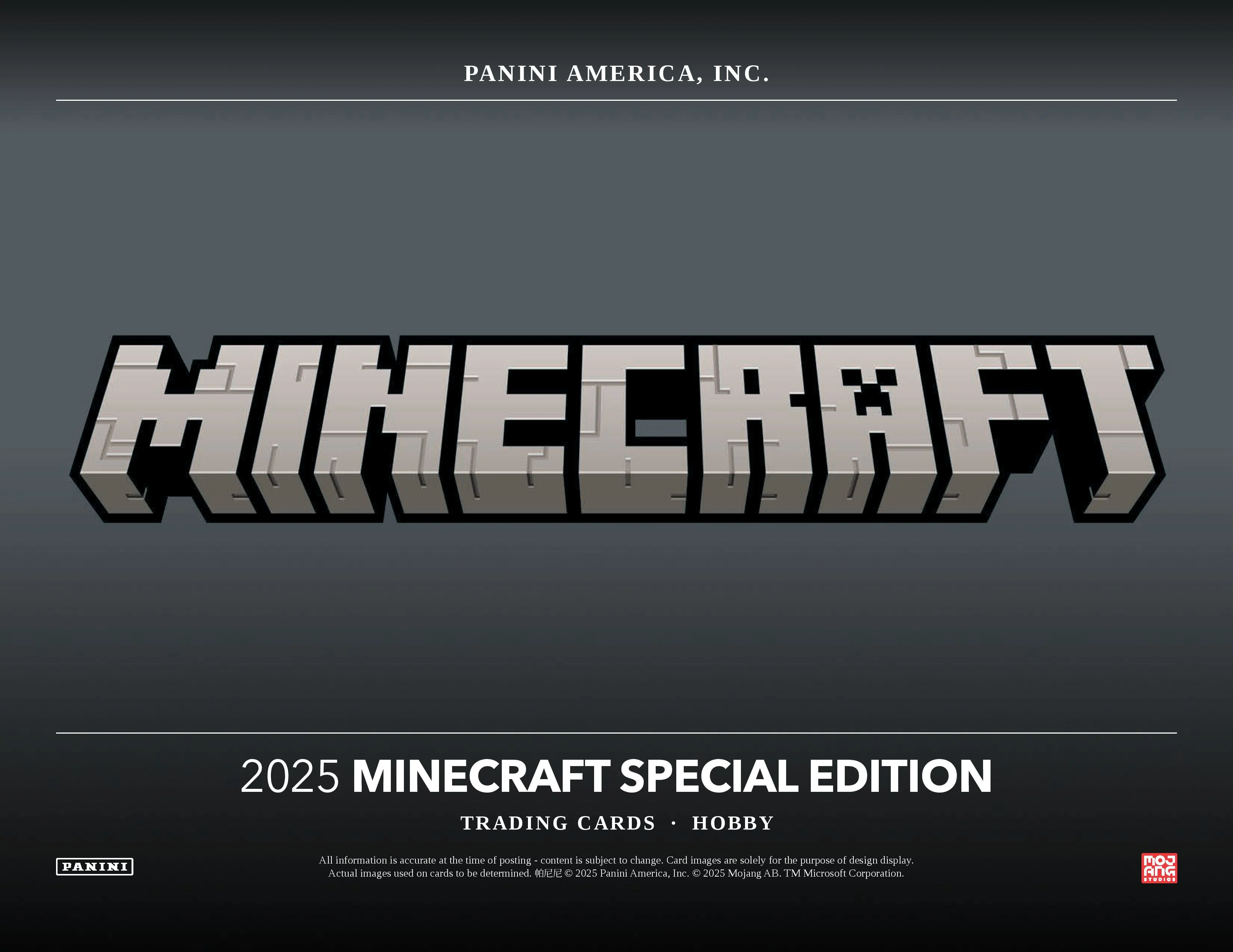2025 Panini Minecraft Special Edition Hobby Box - Image 2