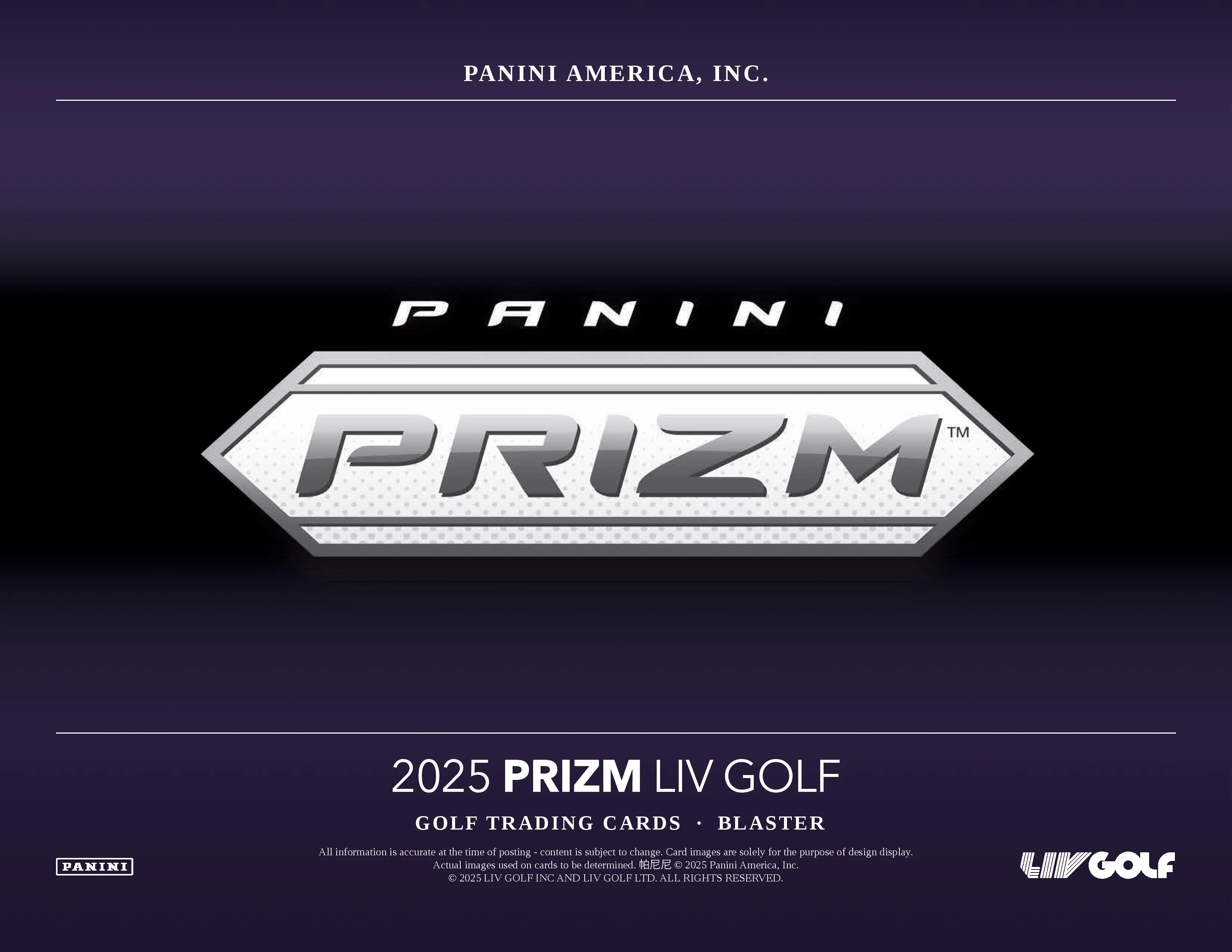 2025 Panini Prizm LIV Golf 6-Pack Blaster Box - Image 2