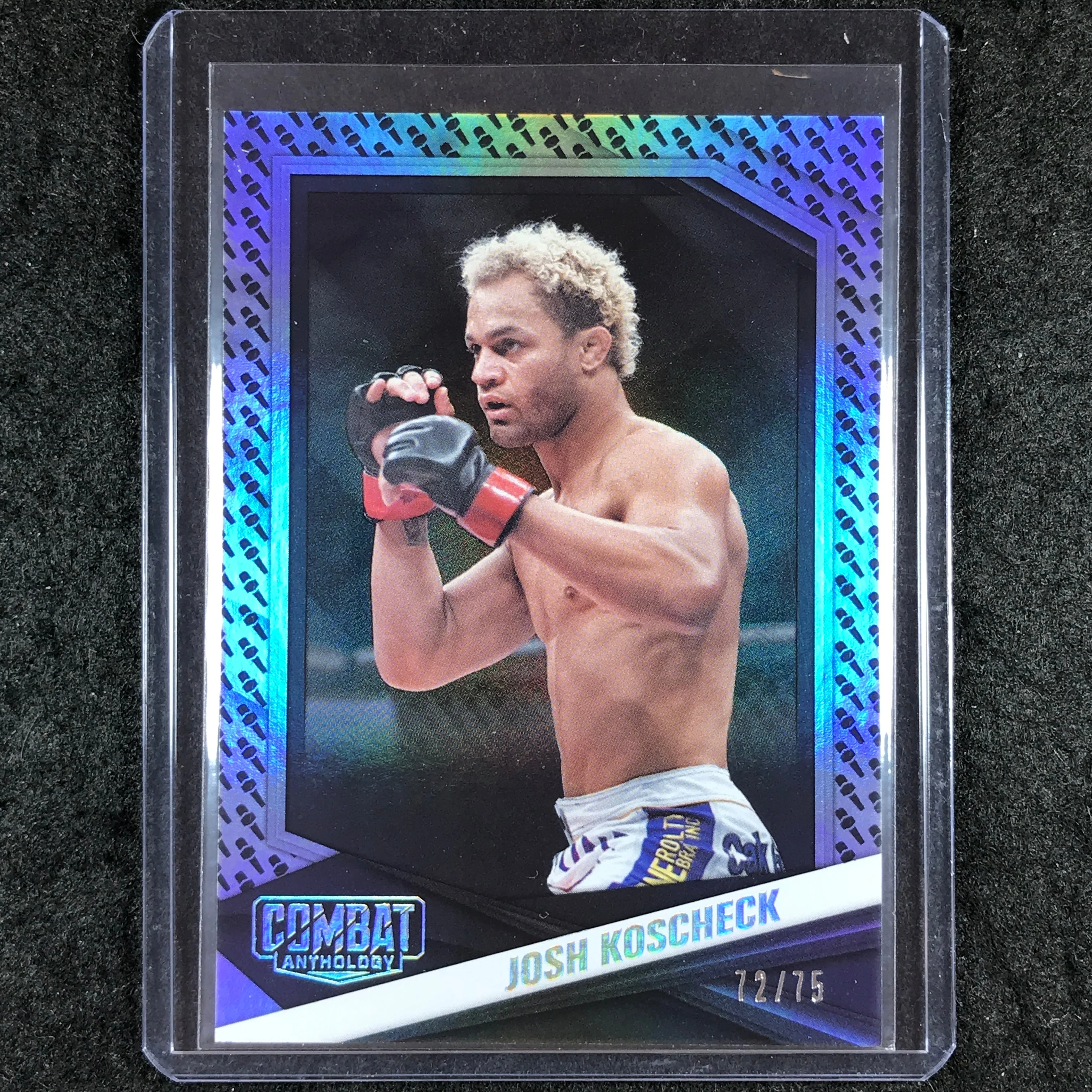 2025 PFL Combat Anthology JOSH KOSCHECK Base Microphone 72/75 #34