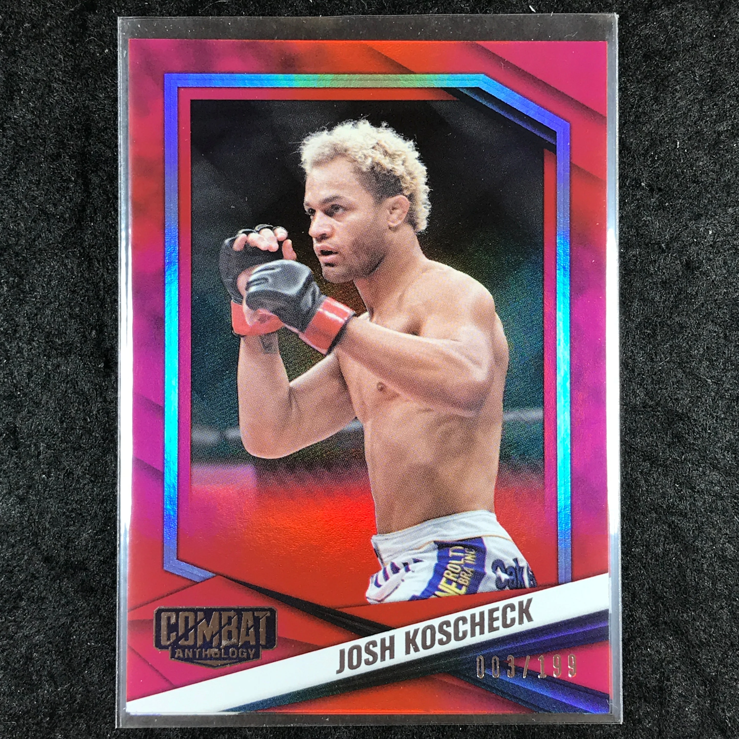 2025 PFL Combat Anthology JOSH KOSCHECK Base Red 3/199 #34