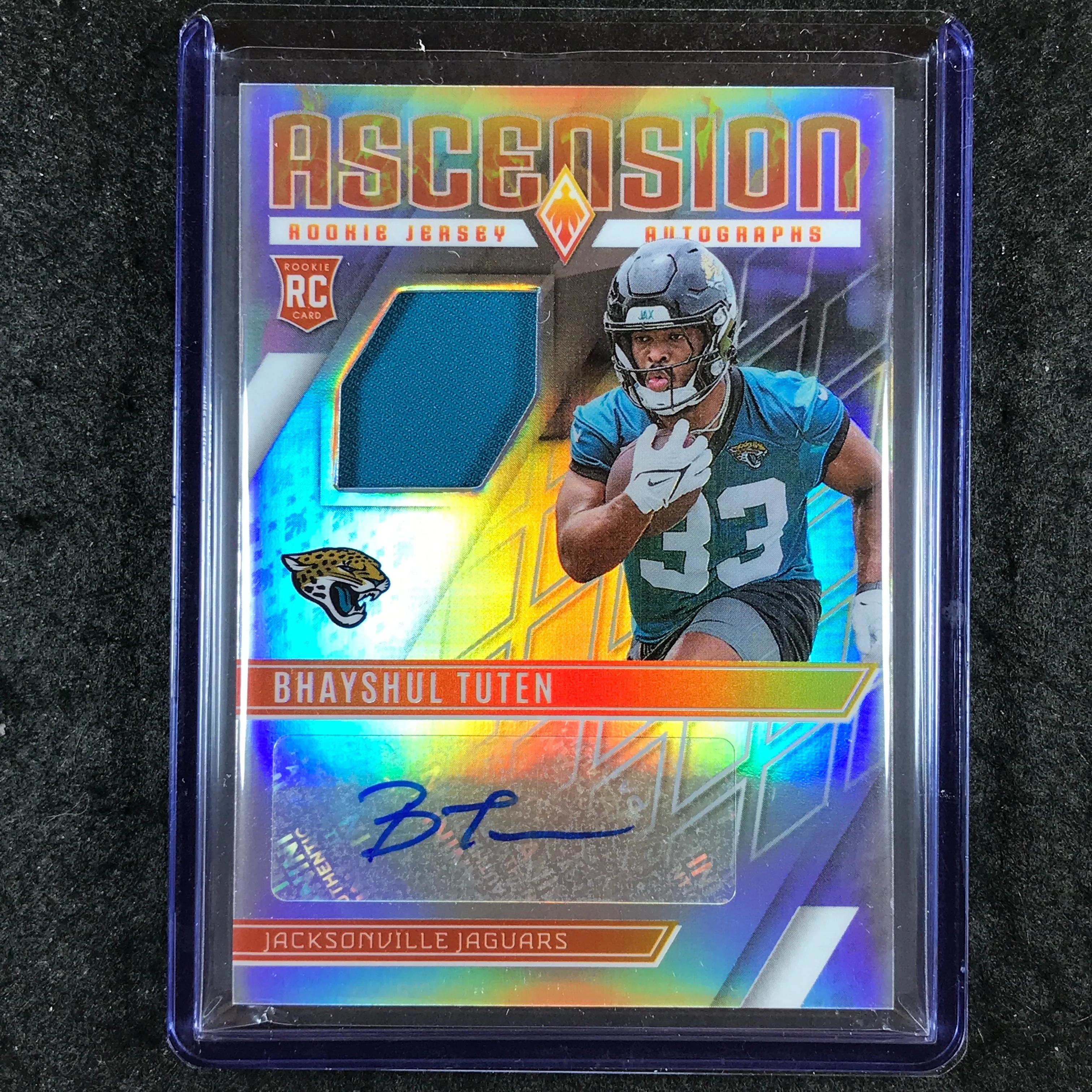 2025 Phoenix Football BHAYSHUL TUTEN Ascension Rookie Jersey Autographs 11/49