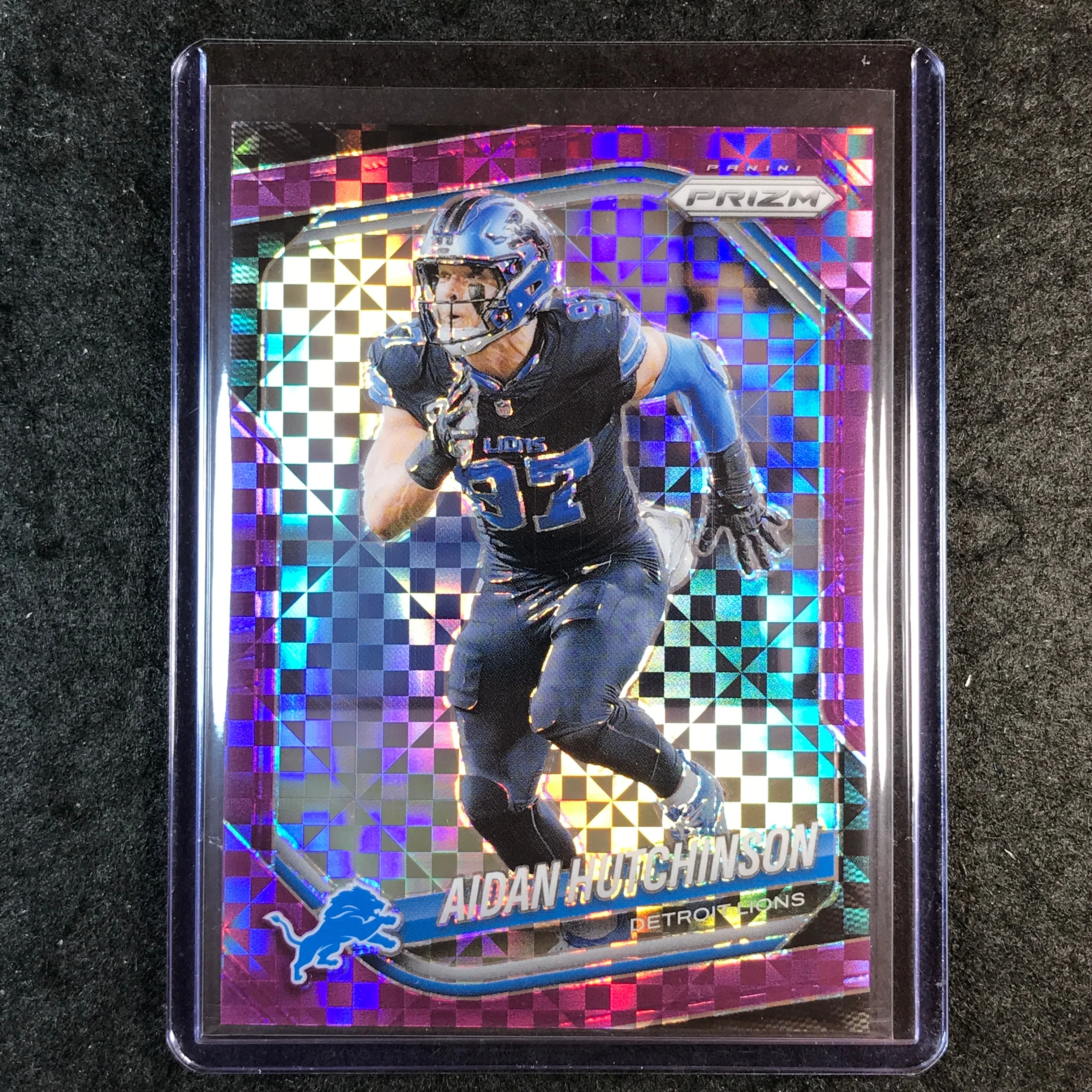 2025 Prizm Football AIDAN HUTCHINSON Base Purple Power 41/49 #210