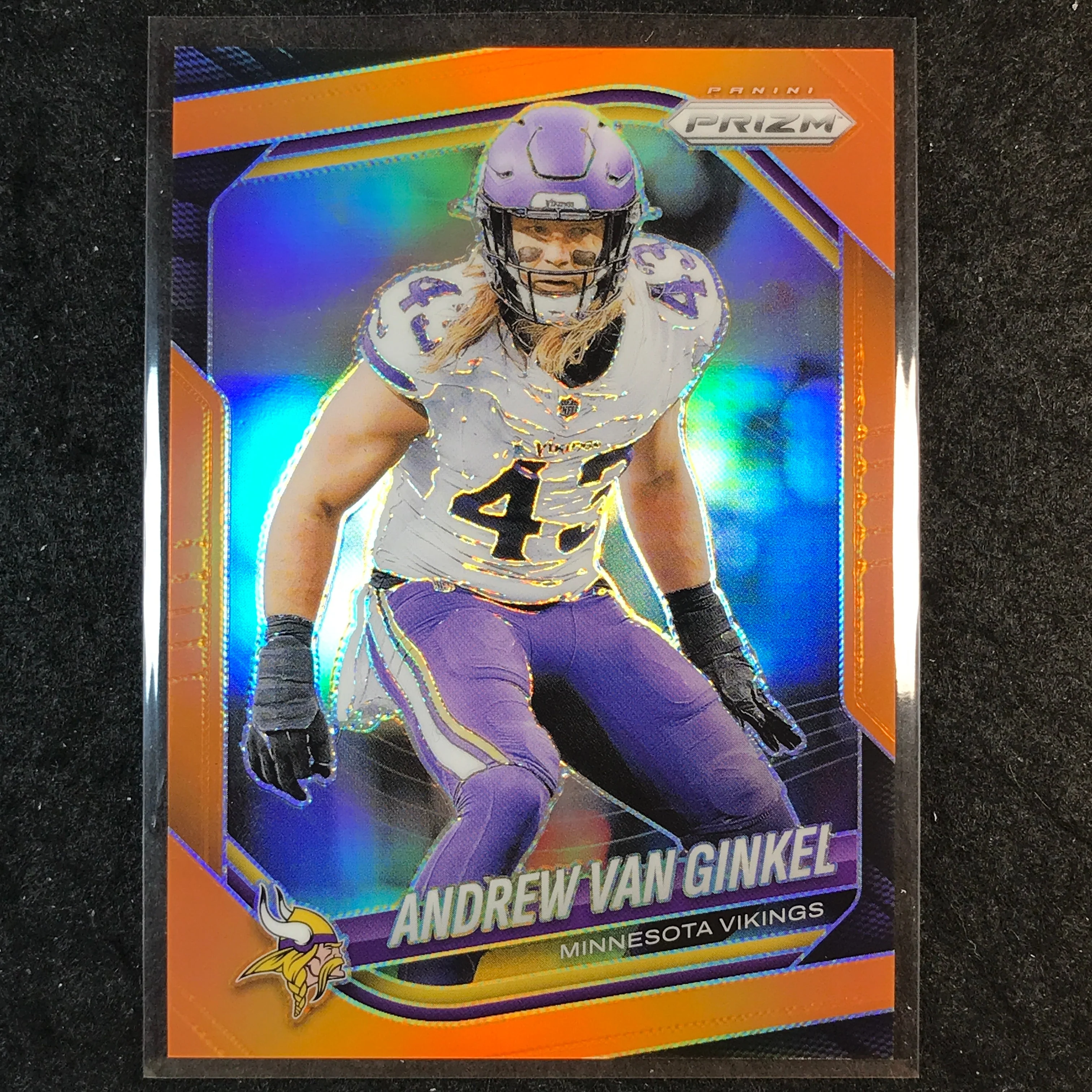 2025 Prizm Football ANDREW VAN GINKEL Base Orange /249 #63