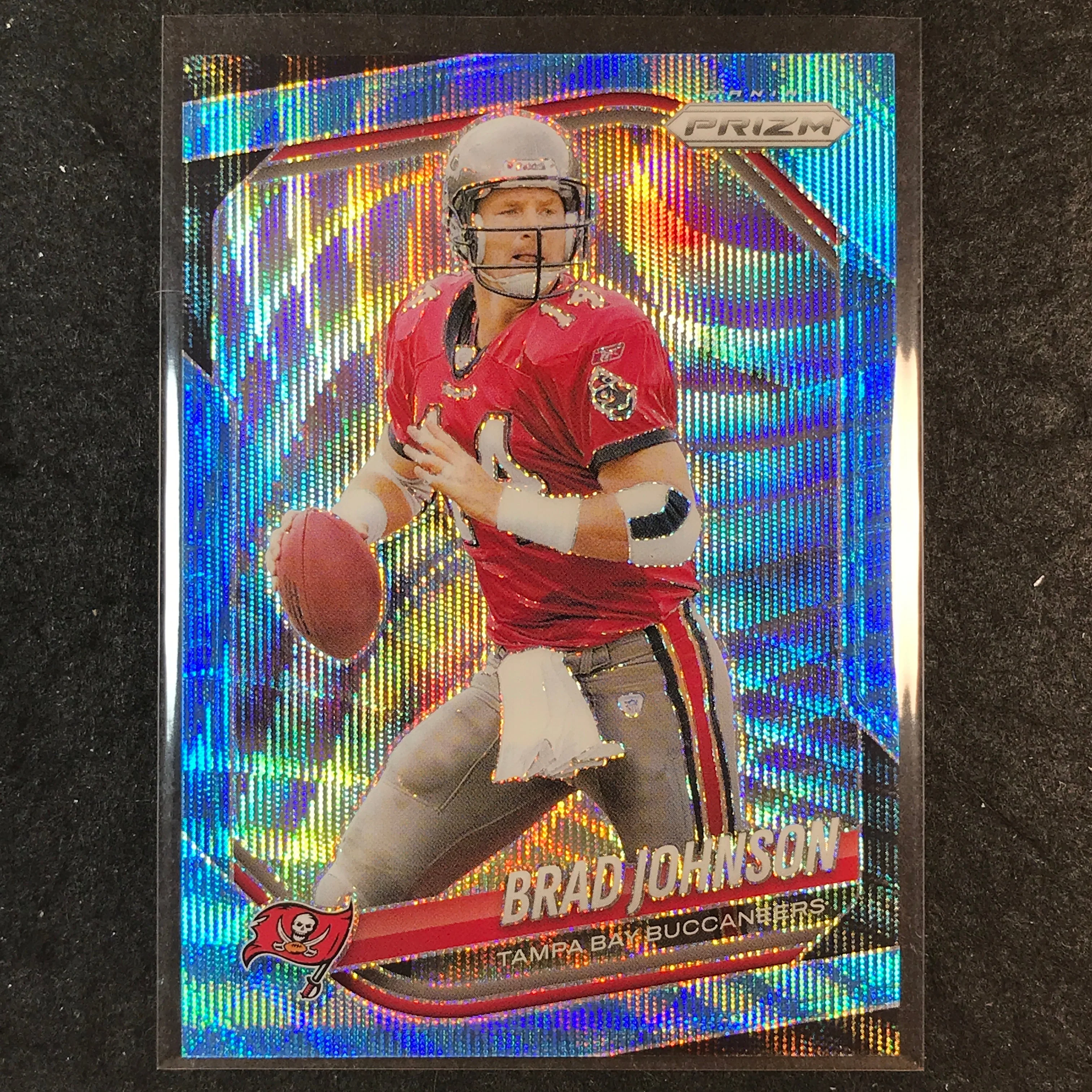 2025 Prizm Football BRAD JOHNSON Base Blue Wave /230 #213