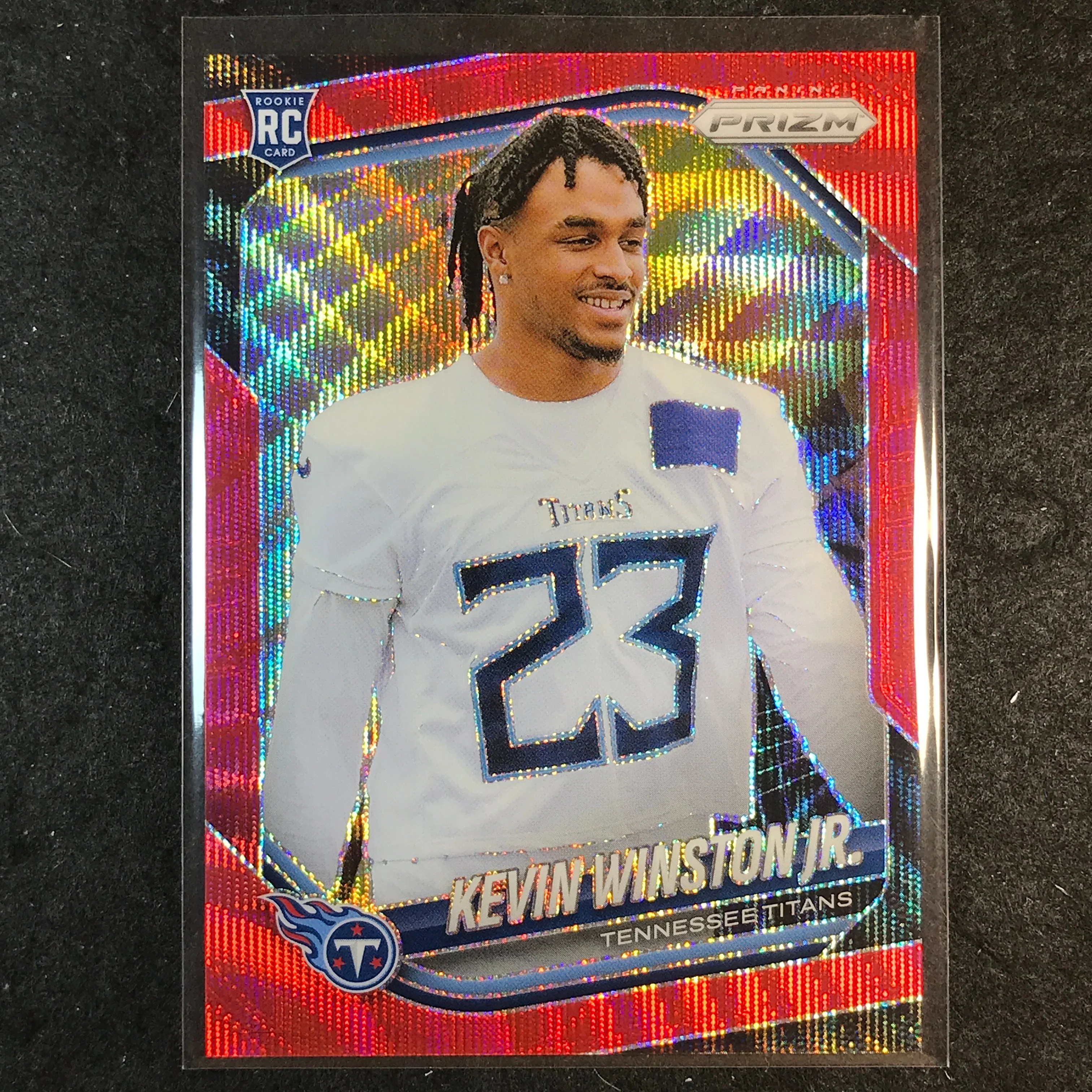 2025 Prizm Football KEVIN WINSTON JR. Rookie Base Red Wave /149 #340