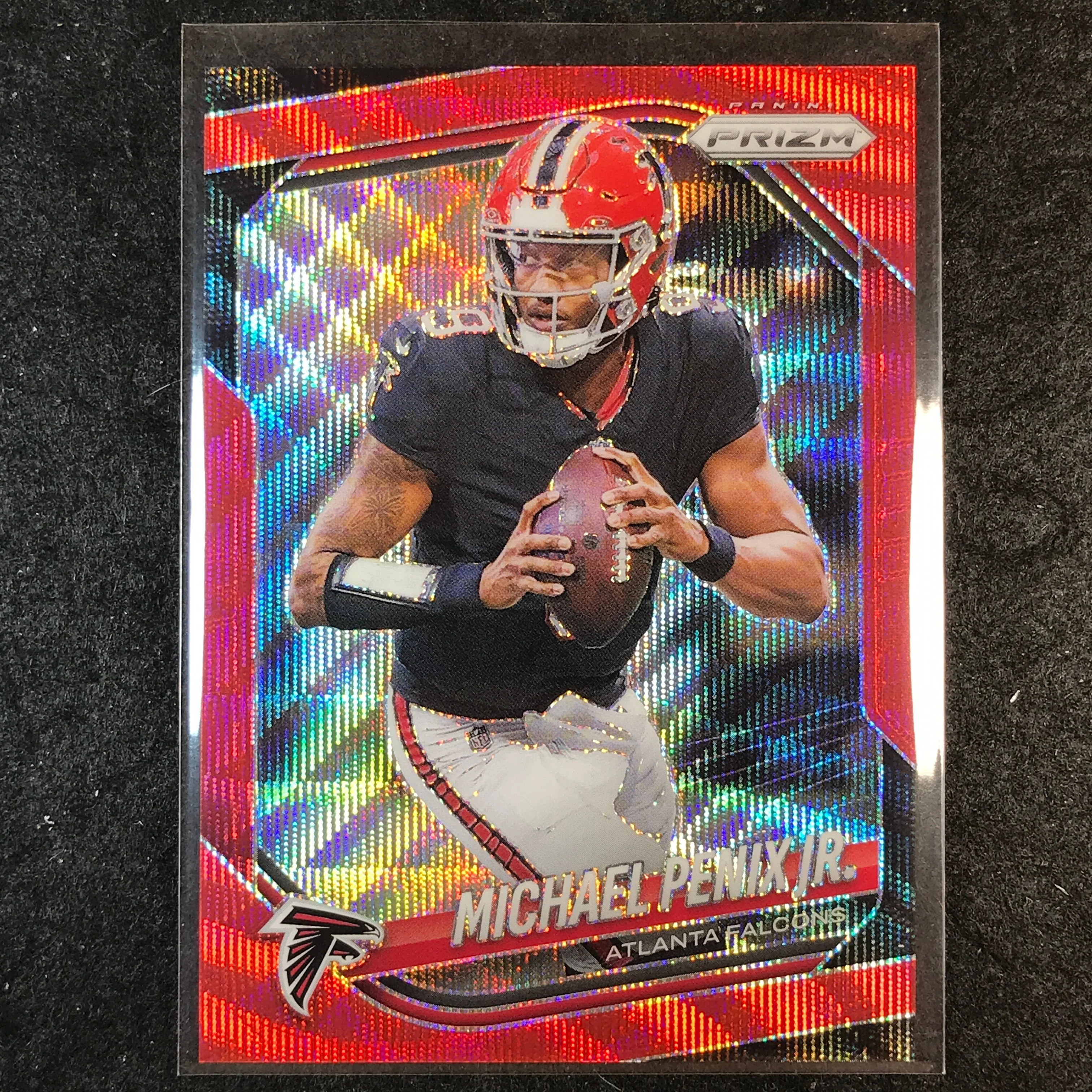 2025 Prizm Football MICHAEL PENIX JR. Base Red Wave /149 #56