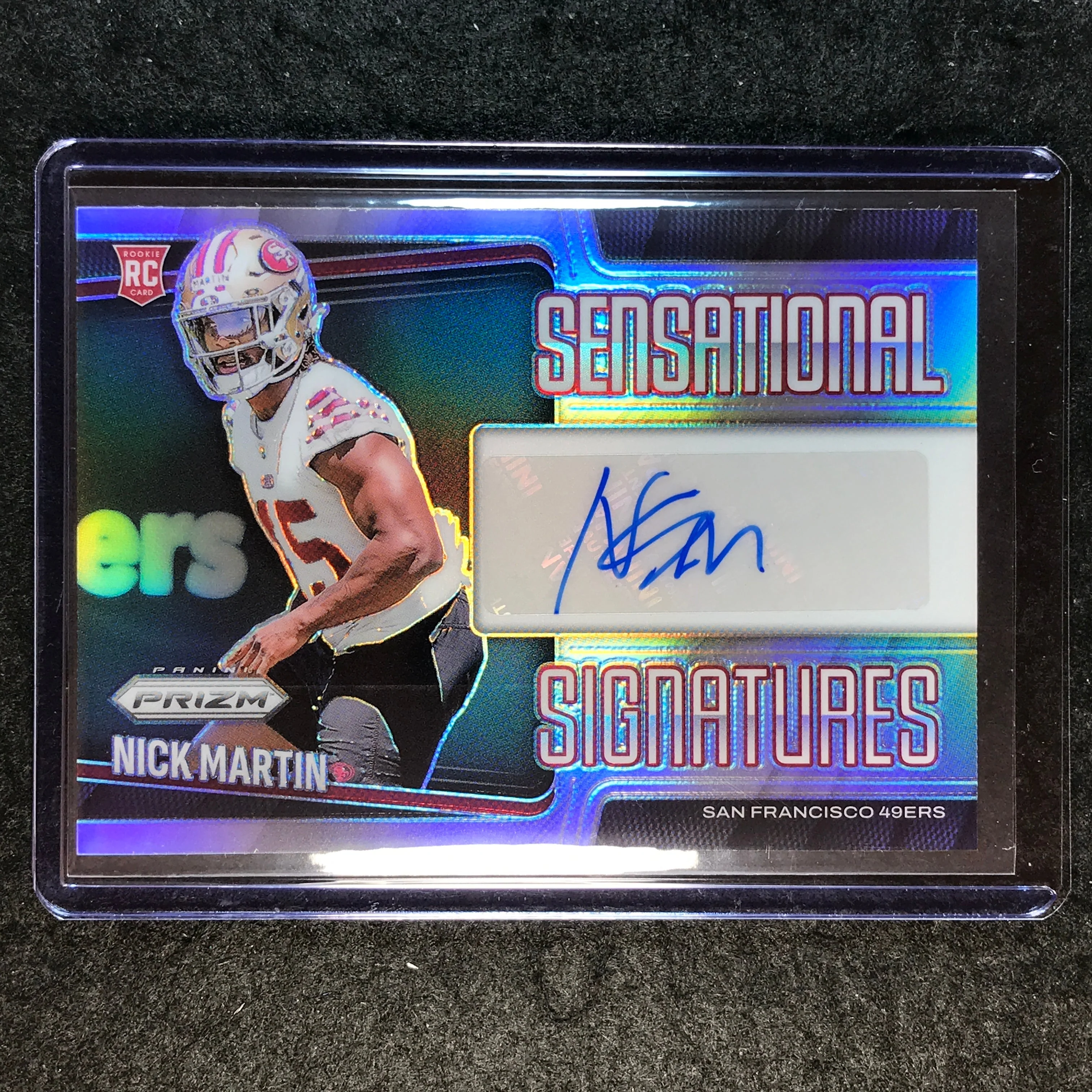 2025 Prizm Football NICK MARTIN Sensational Signatures Rookie Auto 134/149