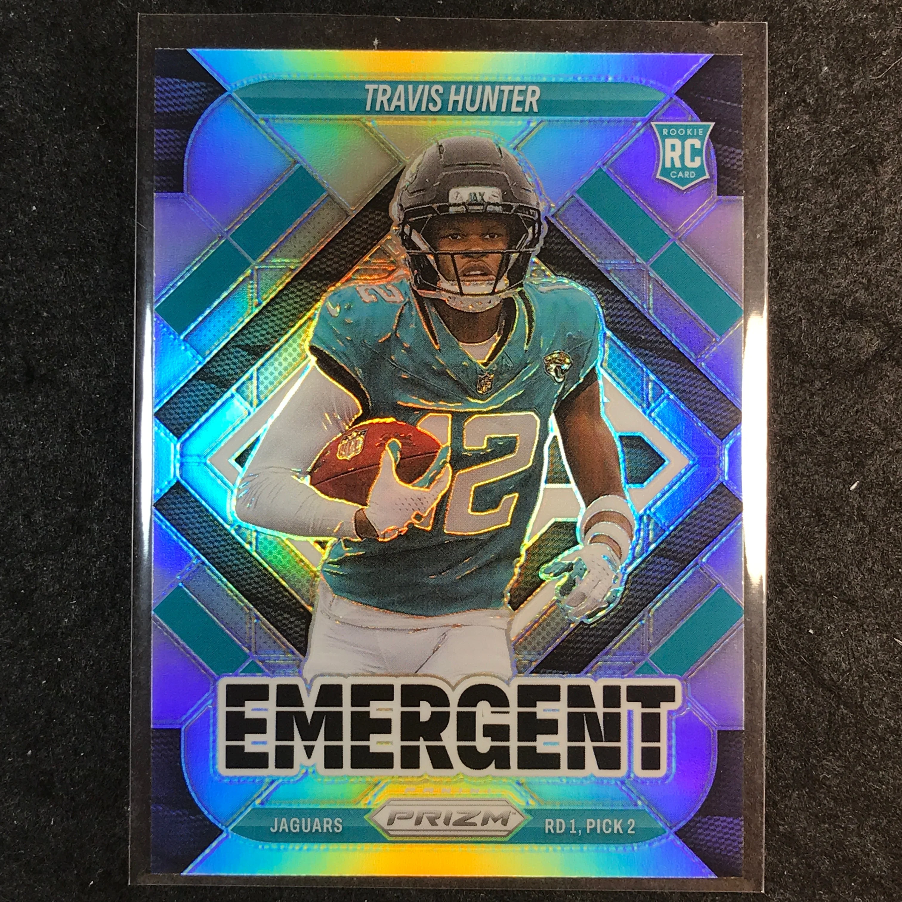 2025 Prizm Football TRAVIS HUNTER Emergent Rookie Silver #12