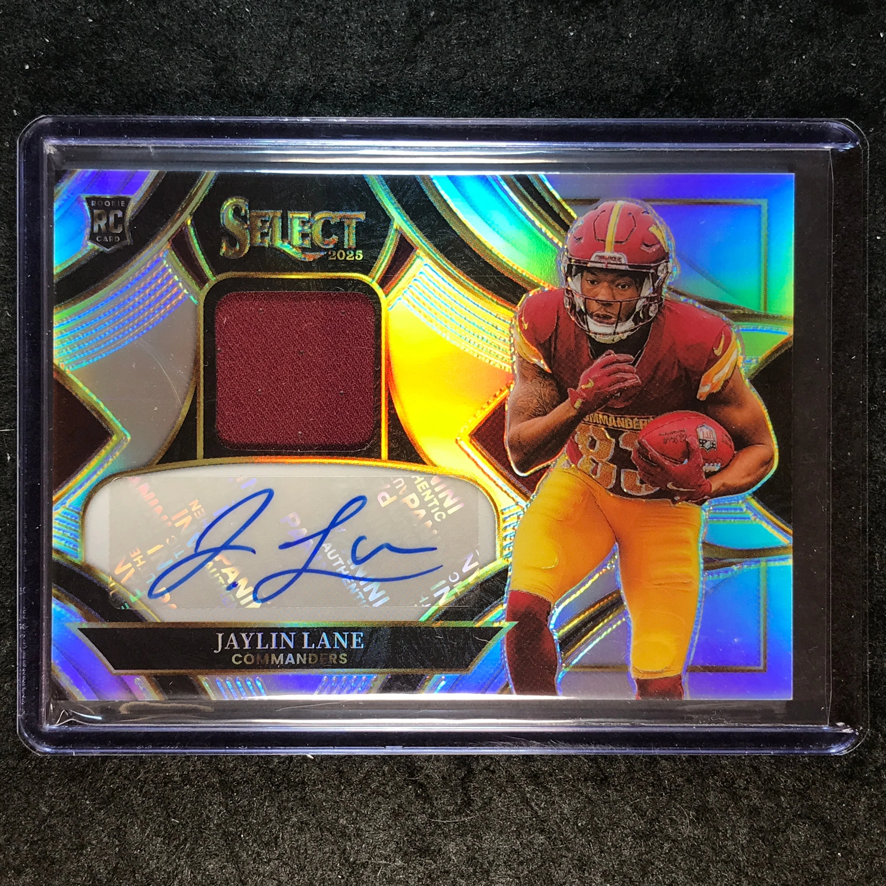 2025 Select Football JAYLIN LANE Signature Memorabilia Rookie Jersey Auto 13/249