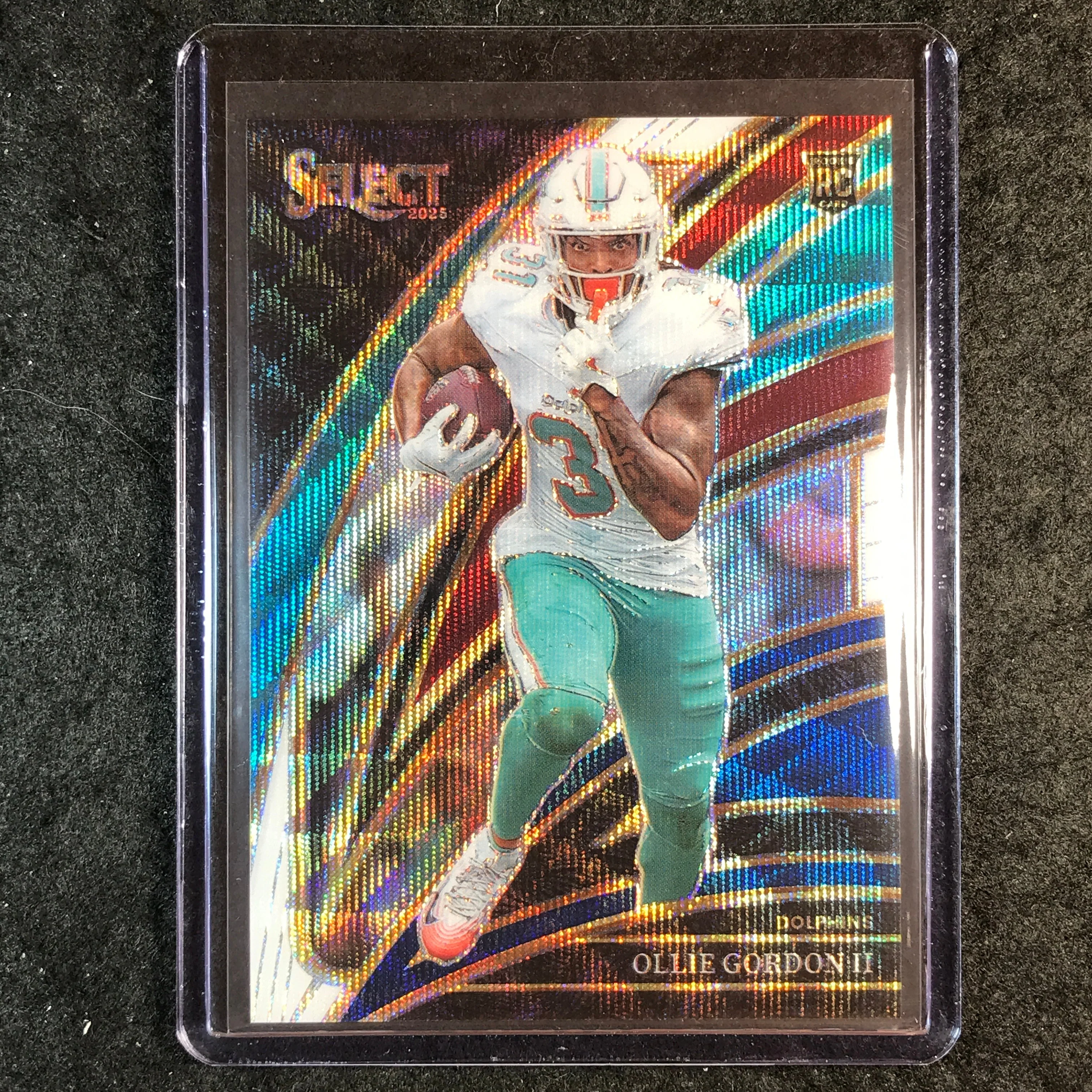 2025 Select Football OLLIE GORDON II Rookie Club Level Tri-Color 217/249 #281
