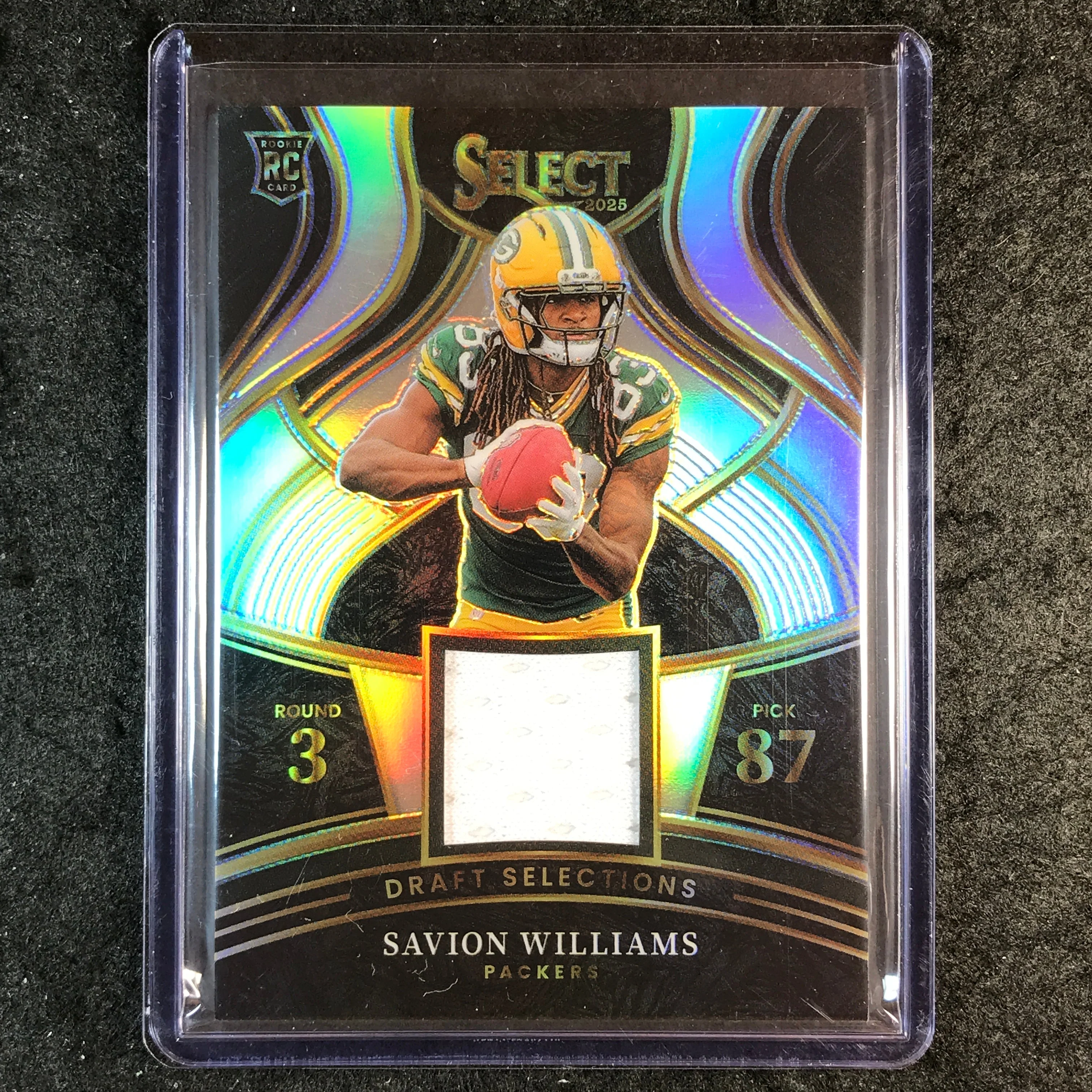 2025 Select SAVION WILLIAMS Draft Selections Memorabilia Rookie Jersey 8/149