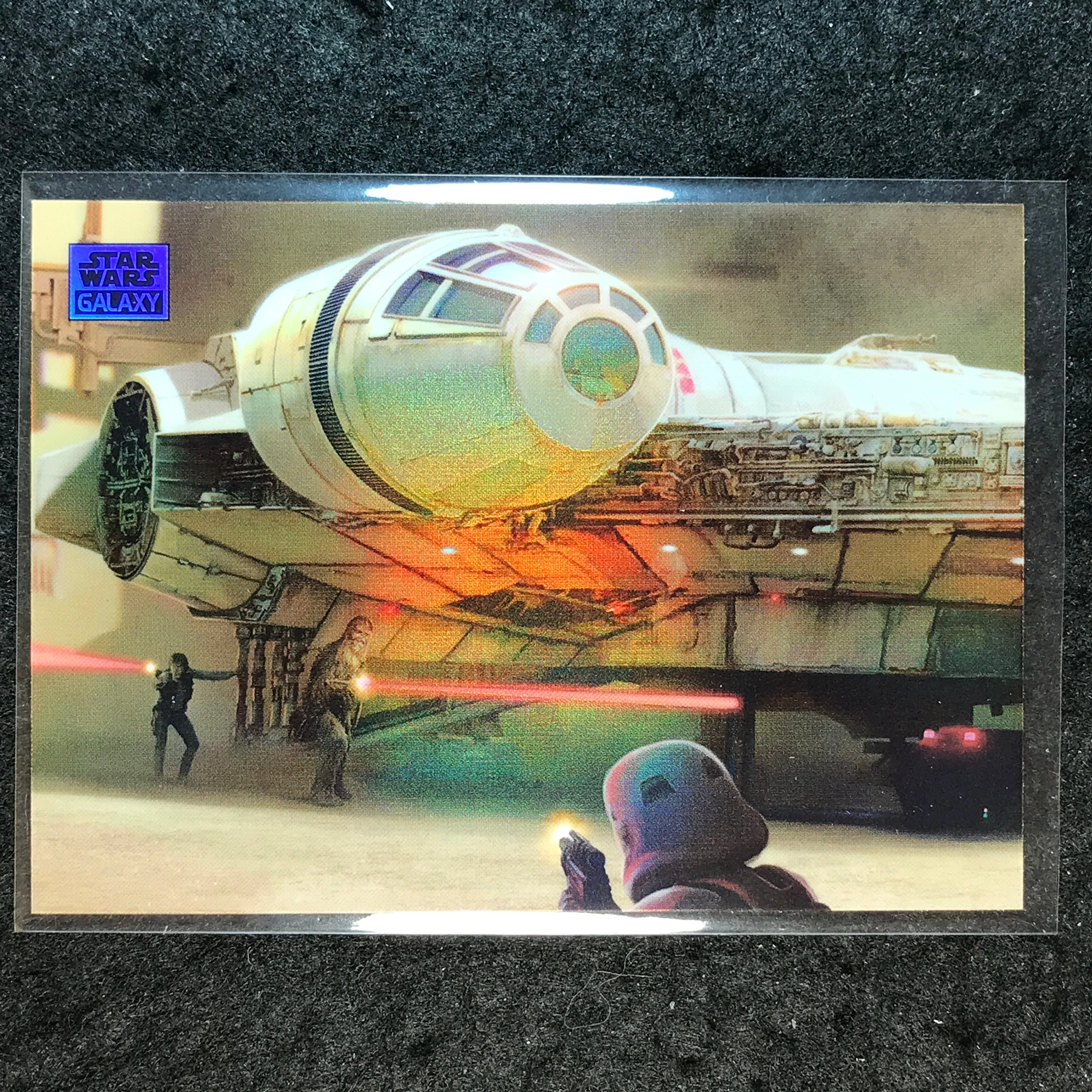 2025 Star Wars Chrome Galaxy DOCKING BAY Base Refractor #73