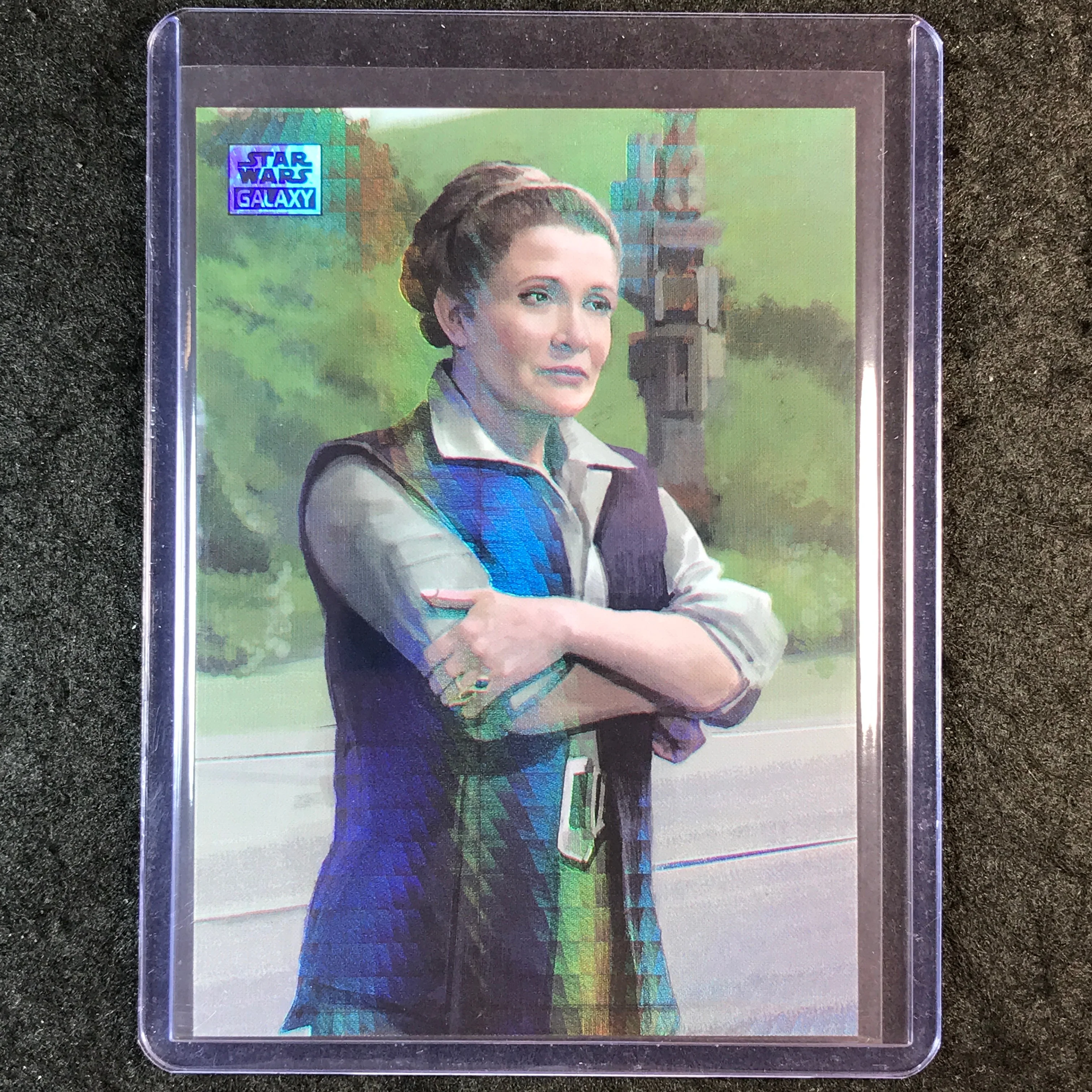 2025 Star Wars Chrome Galaxy LEIA ORGANA Power of the Force Prism 6/75 #12