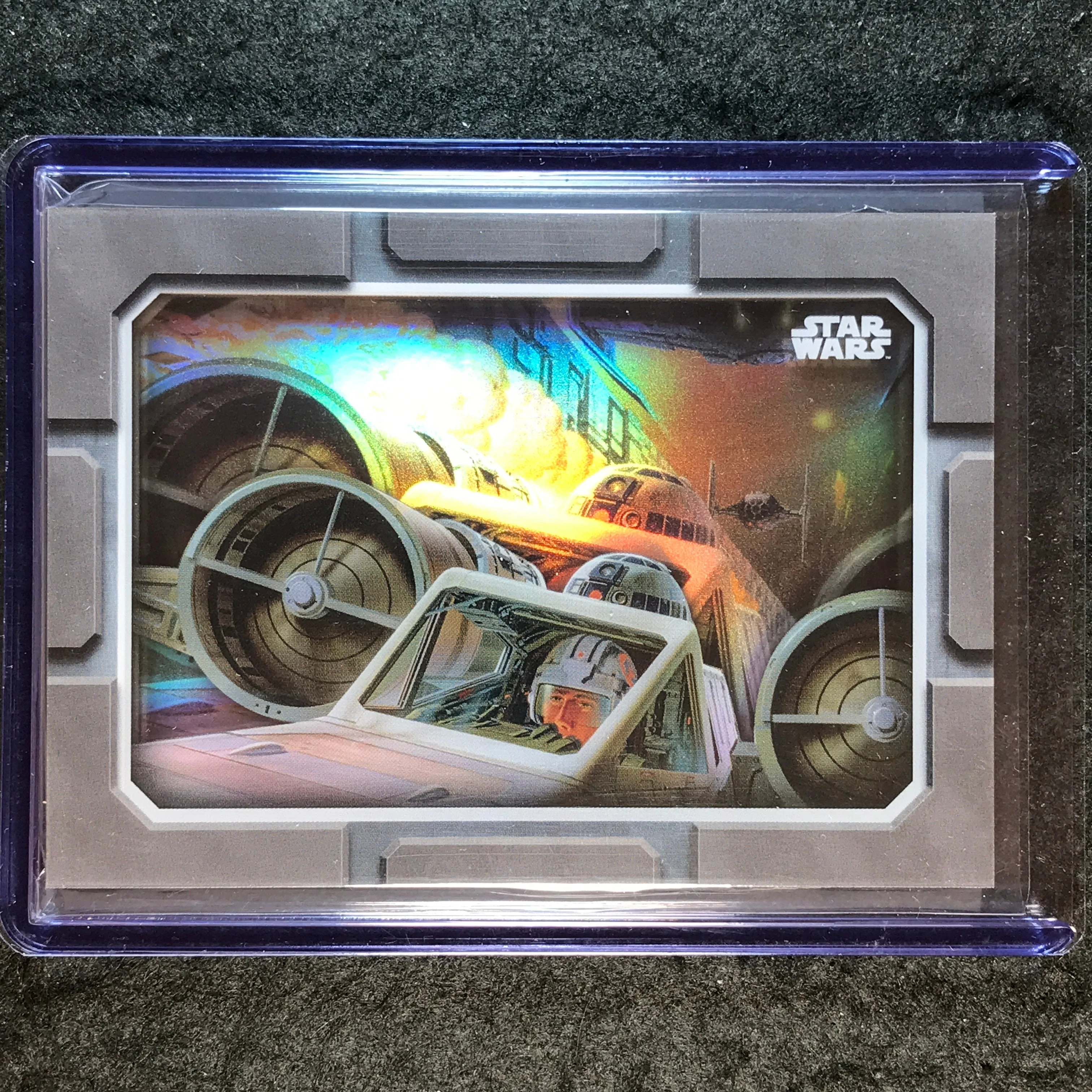 2025 Star Wars Chrome Galaxy TRENCH RUN Layers Original Concept Art SSP #LAY-5