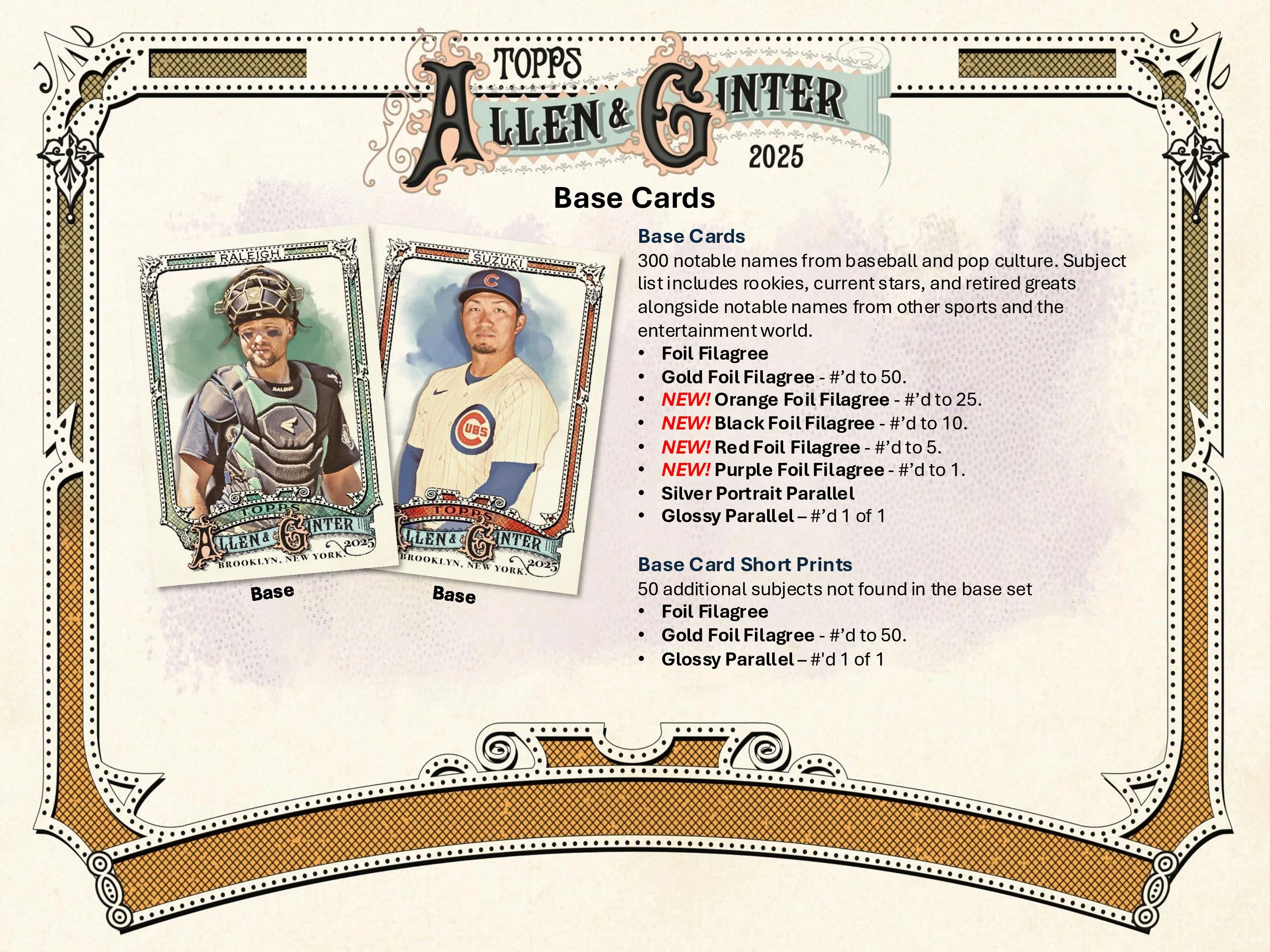 2025 Topps Allen & Ginter Baseball Hobby Pack - Image 3