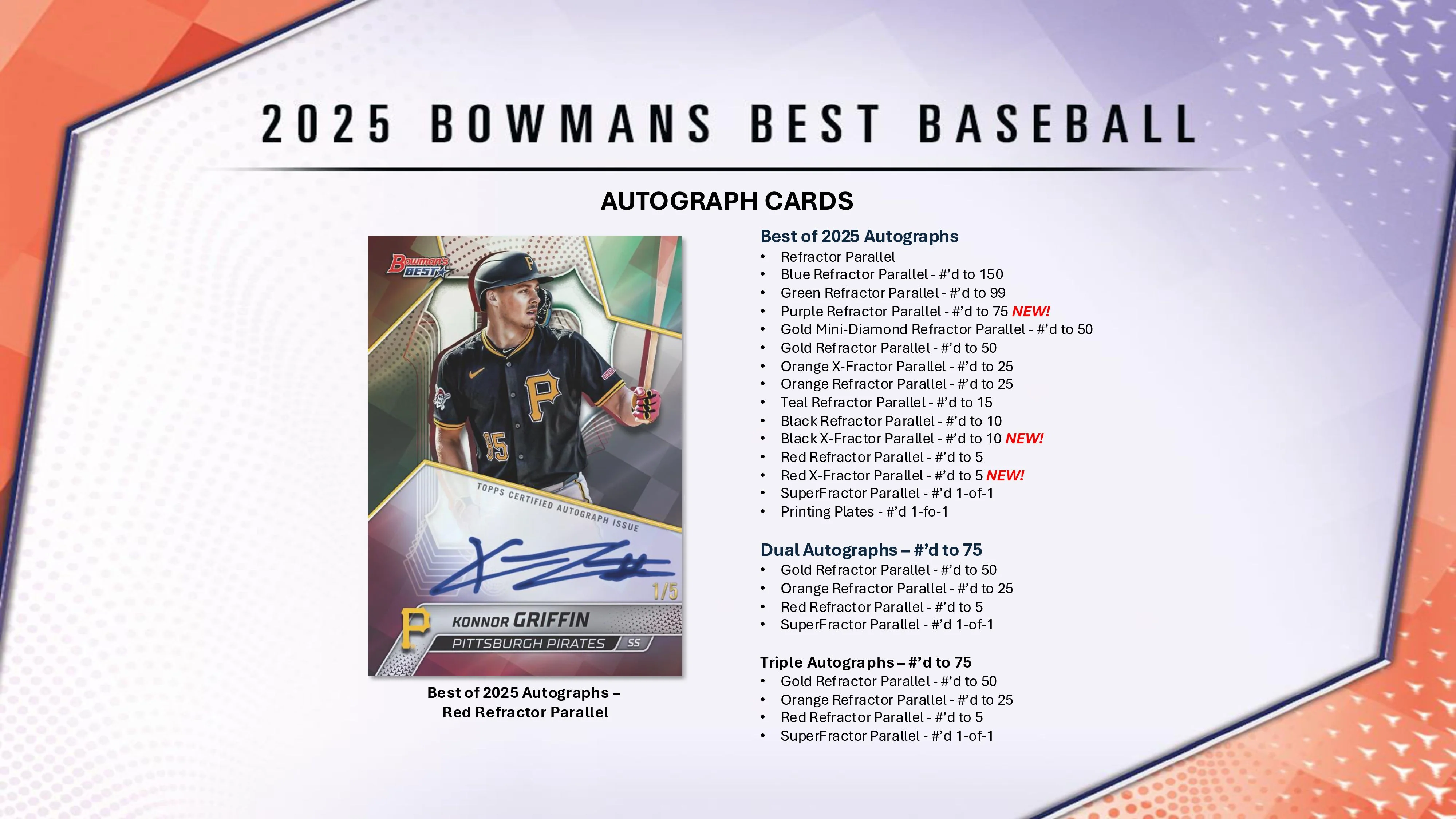 2025 Topps Bowmans Best Baseball Hobby Box - Image 5