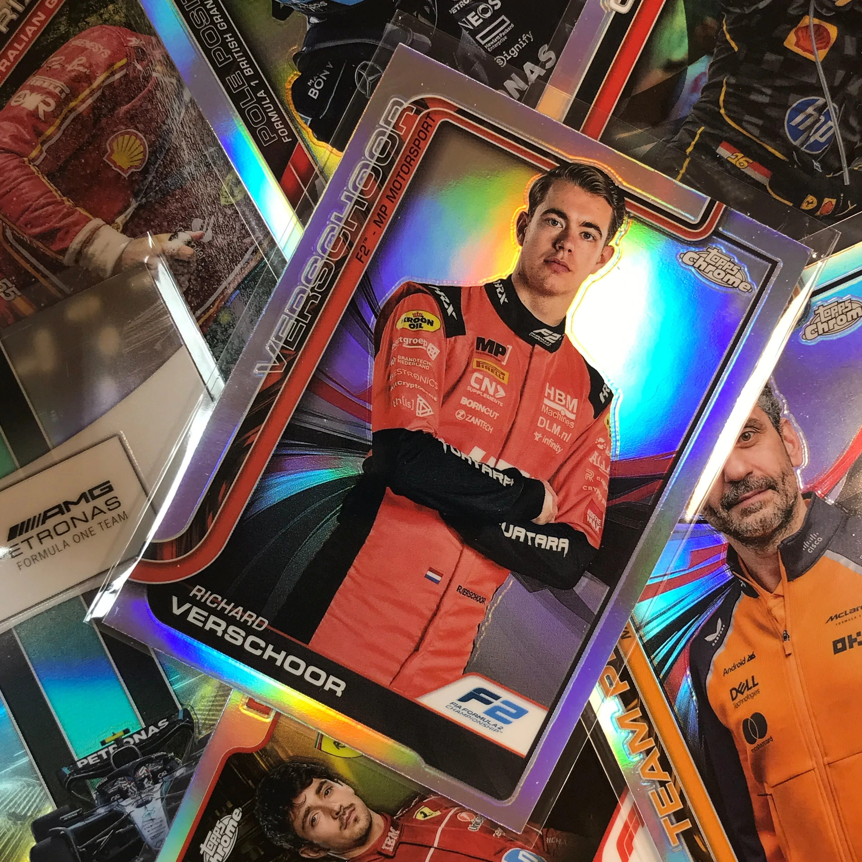 2025 Topps Chrome F1 ALEX ALBON CARLOS SAINZ F1 Duo Refractor #172