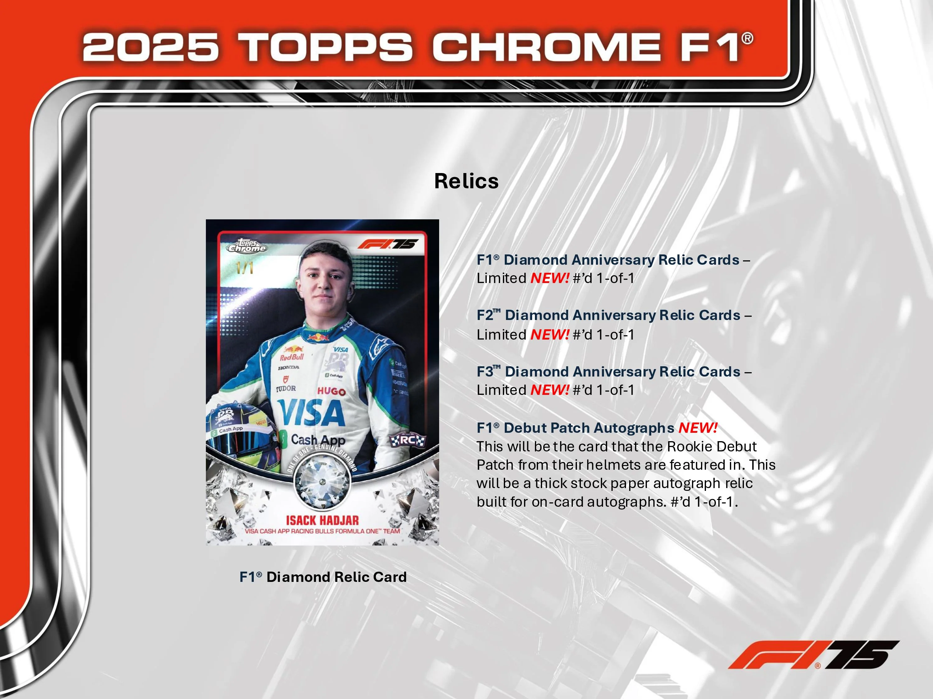 2025 Topps Chrome F1 Formula 1 Hobby Box - Image 10