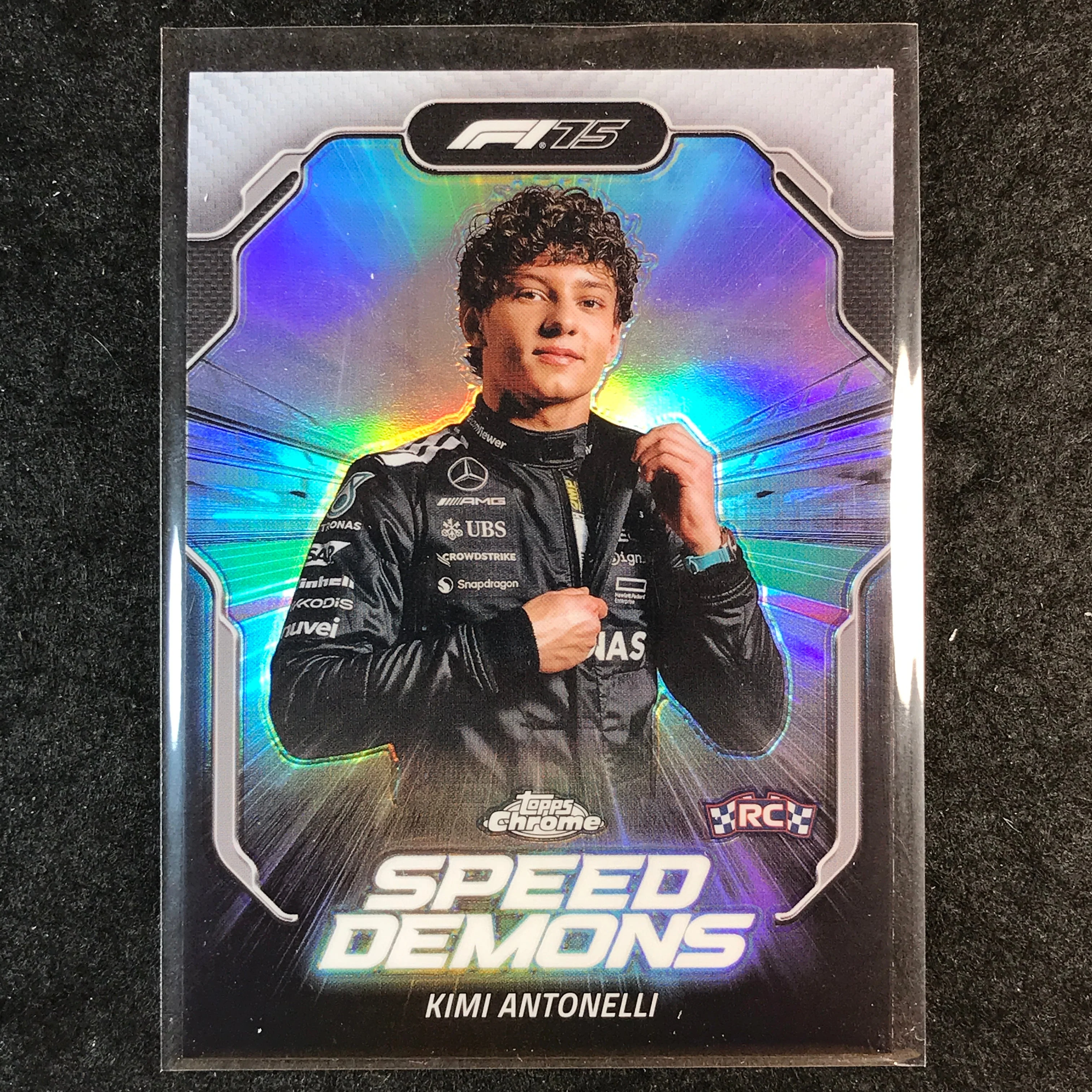2025 Topps Chrome F1 KIMI ANTONELLI Speed Demons Rookie #1