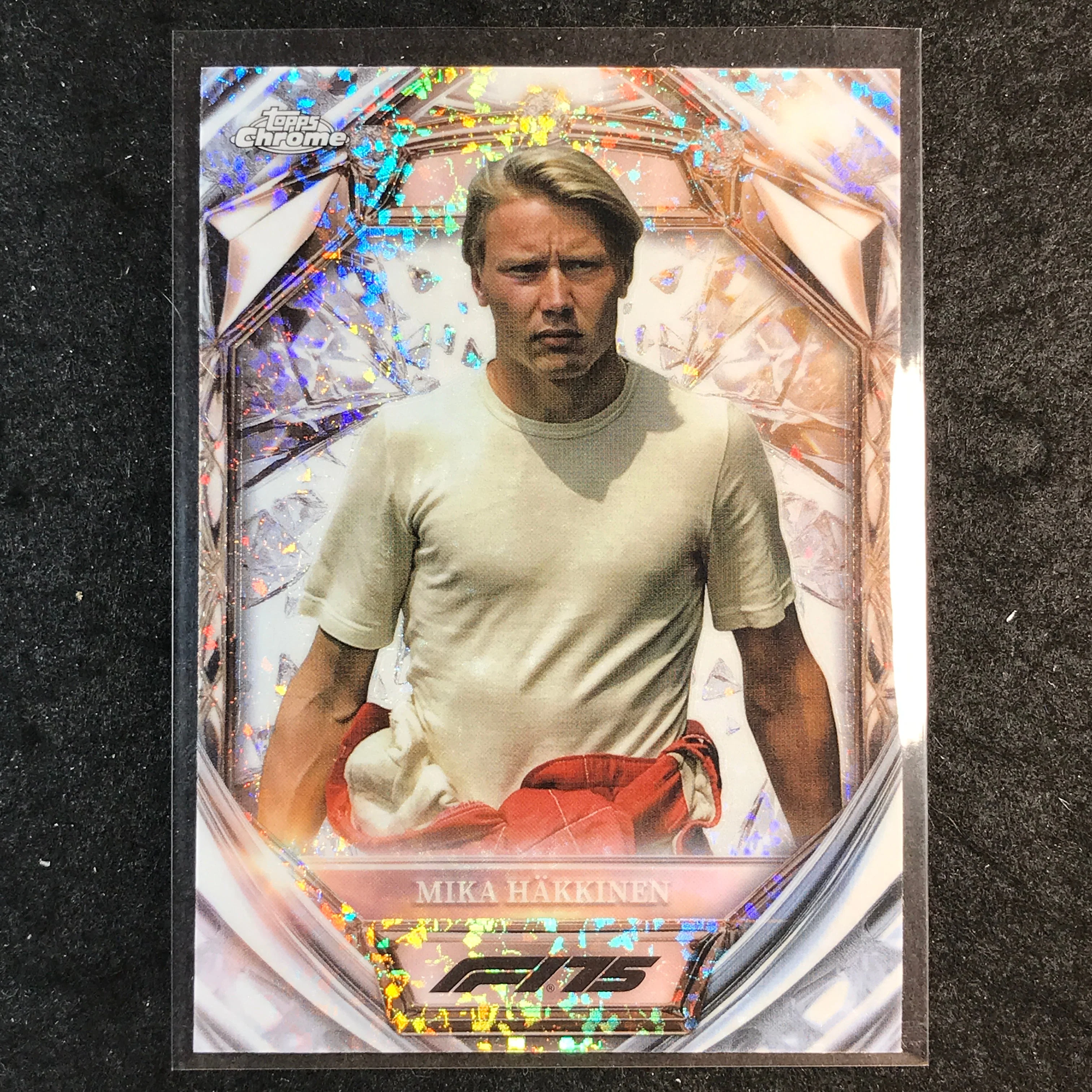 2025 Topps Chrome F1 MIKA HAKKINEN Diamond 75th Anniversary #48