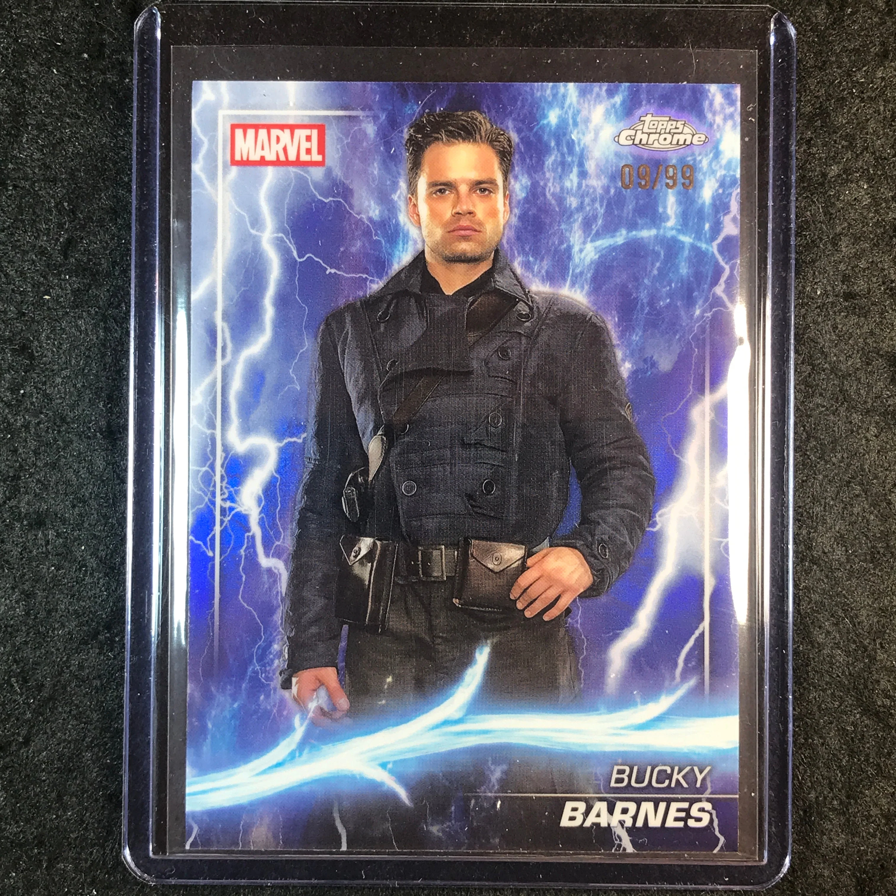 2025 Topps Chrome Marvel Studios BUCKY BARNES Thor Refractor 9/99 #26