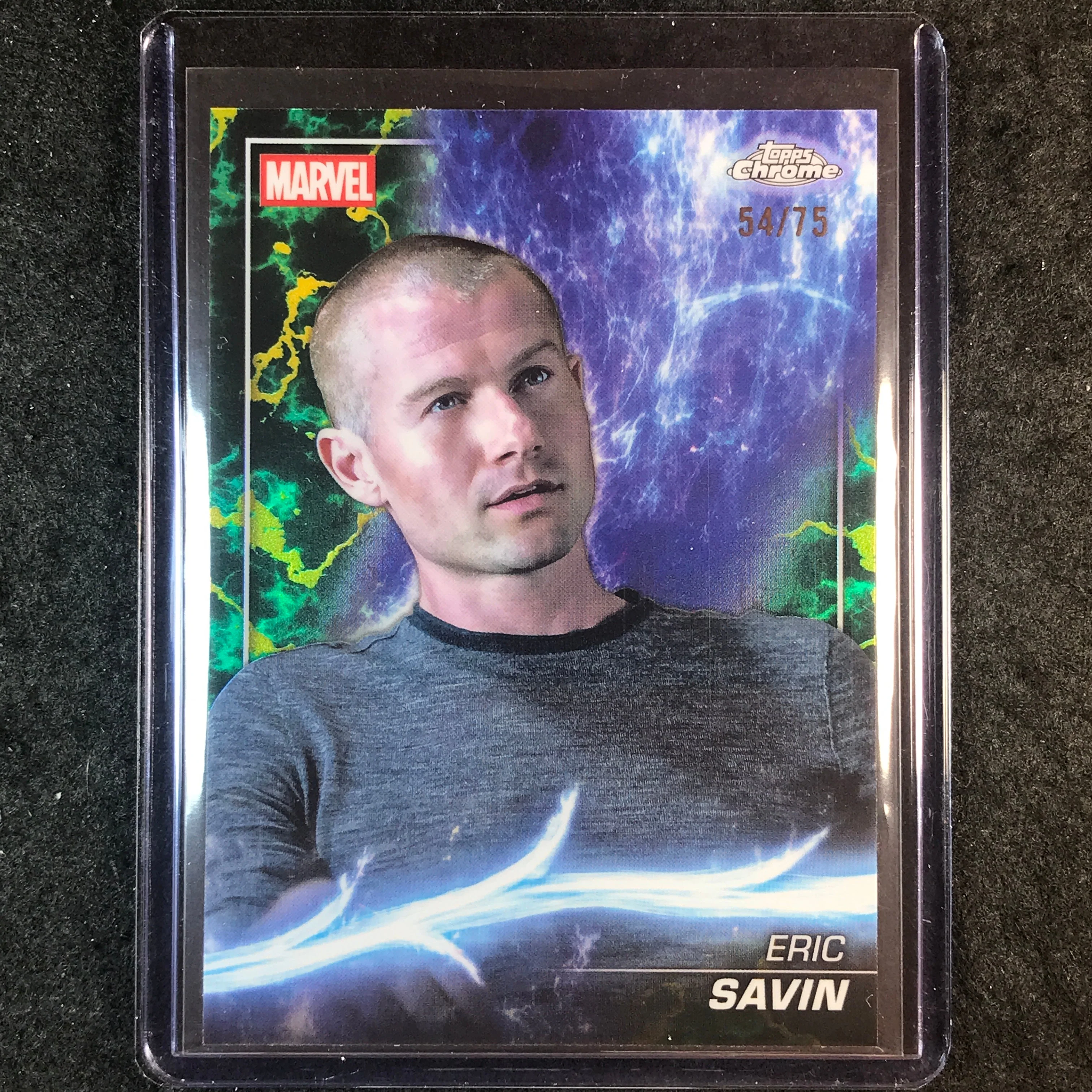 2025 Topps Chrome Marvel Studios ERIC SAVIN Loki Refractor 54/75 #35