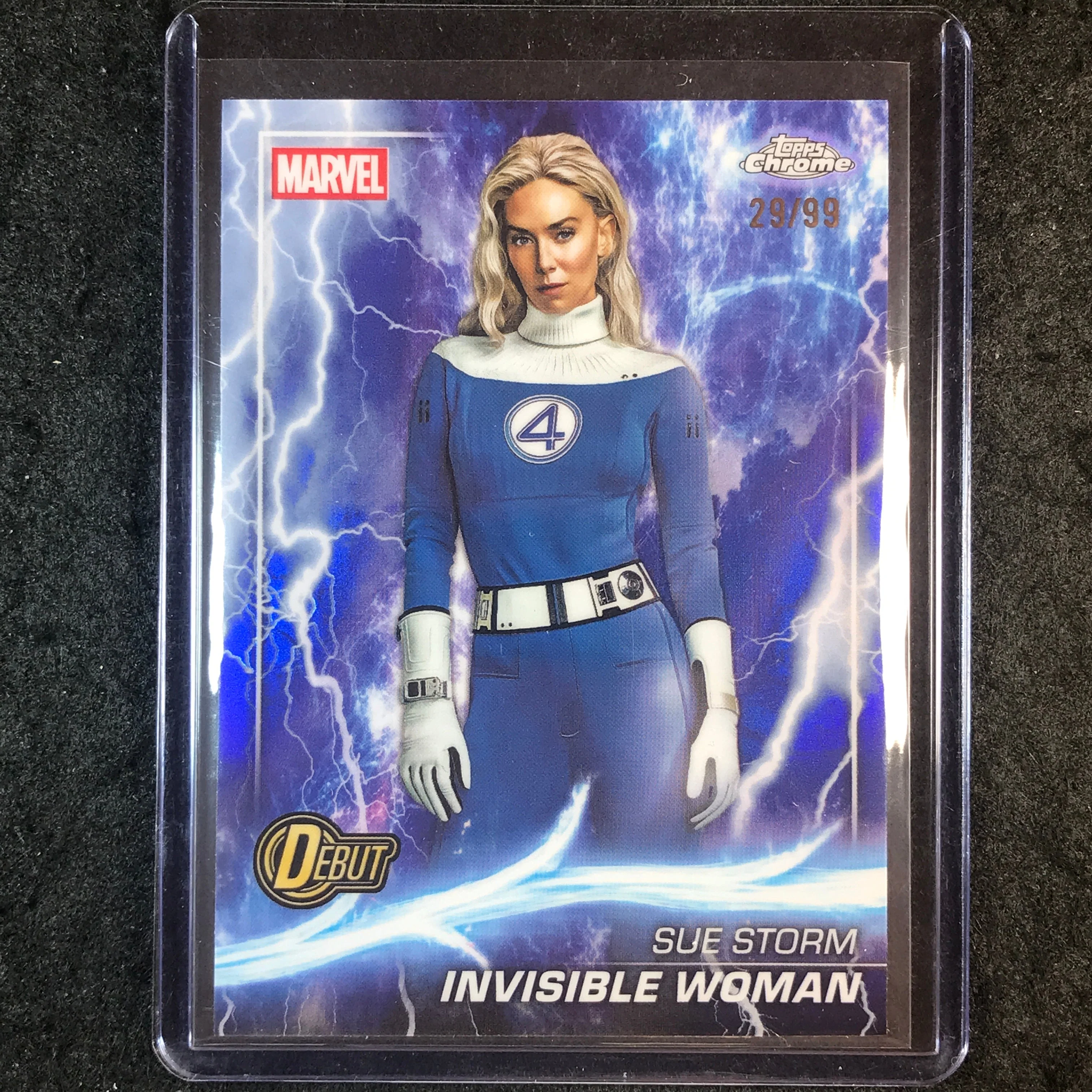 2025 Topps Chrome Marvel Studios INVISIBLE WOMAN Thor Refractor 29/99 #195