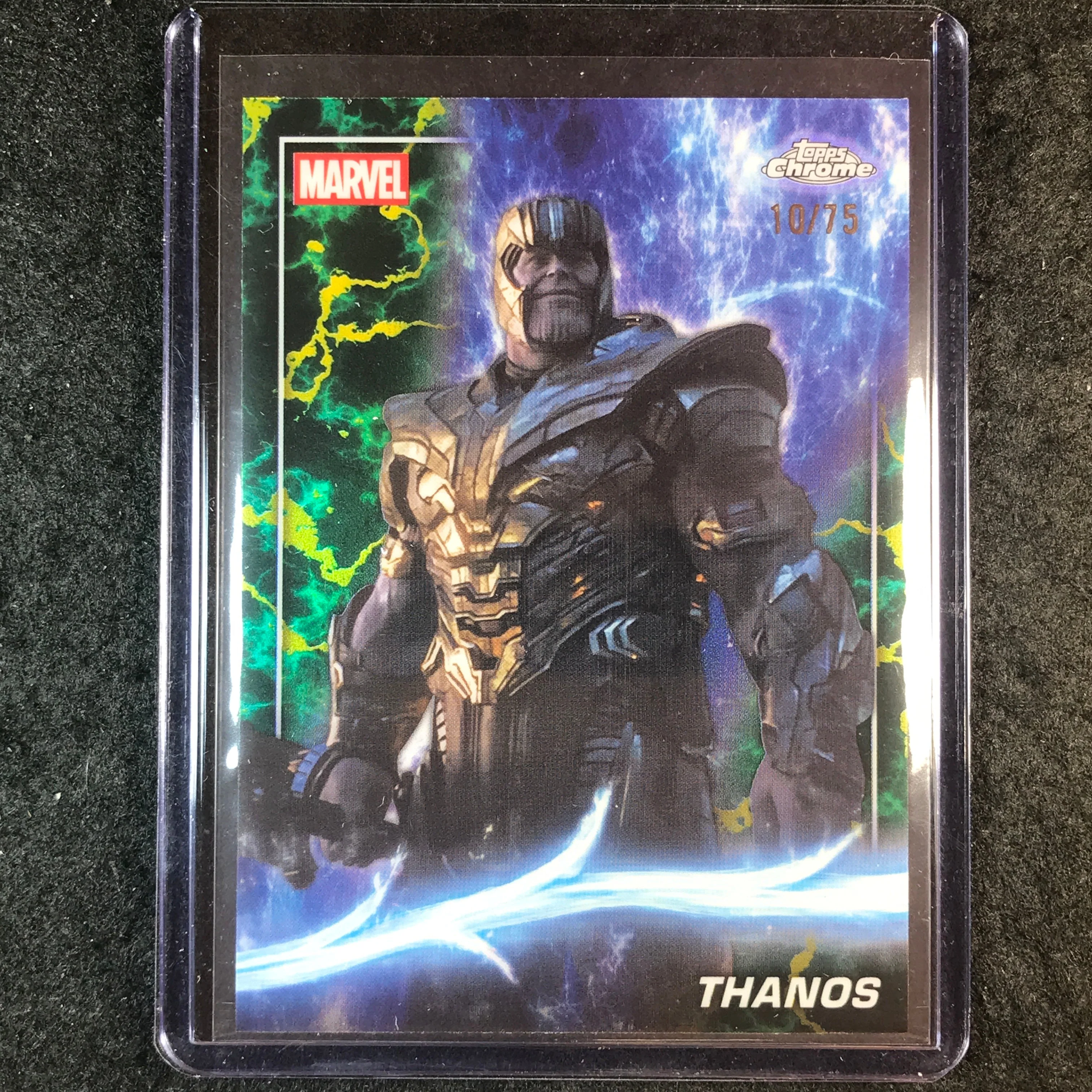 2025 Topps Chrome Marvel Studios THANOS Loki Refractor 10/75 #100