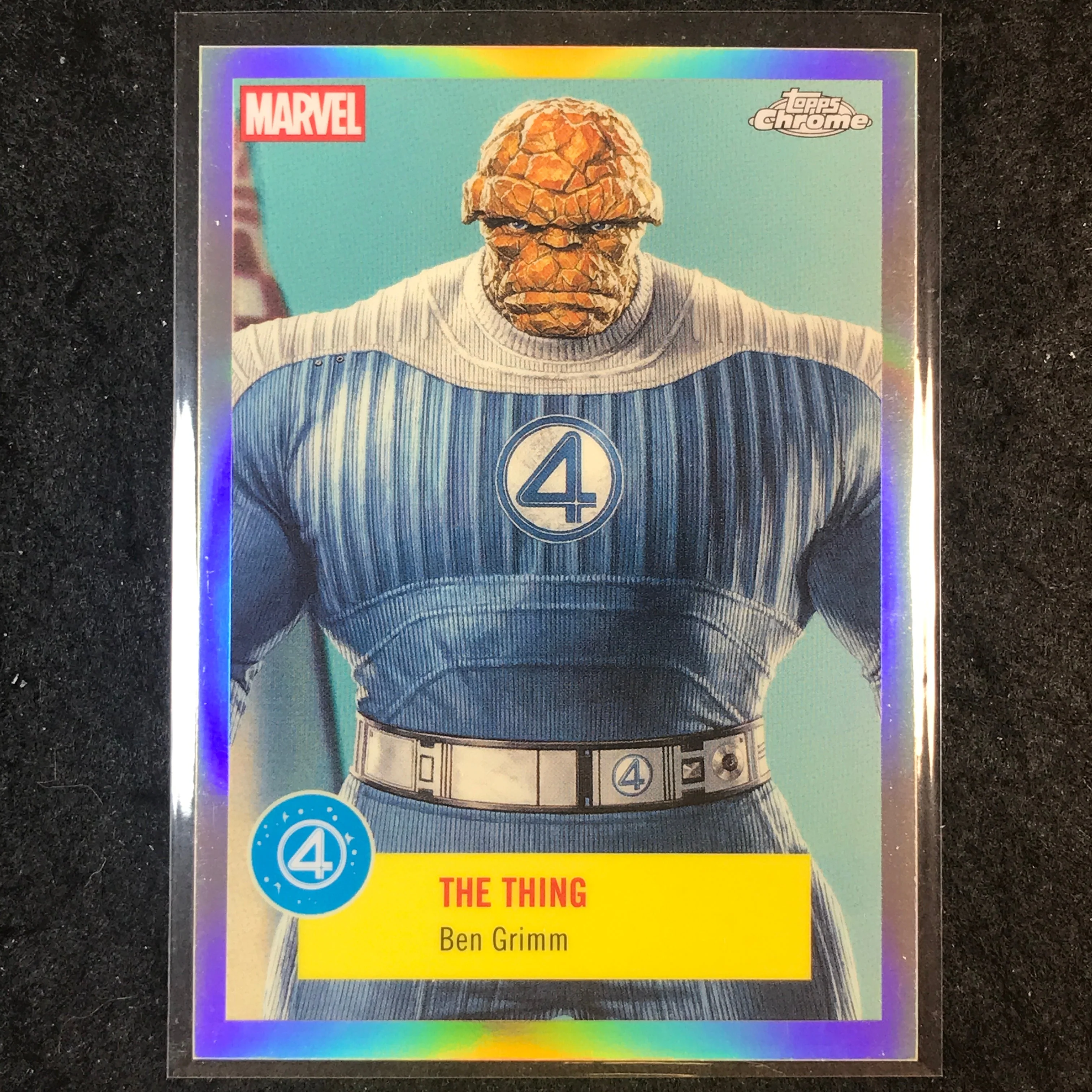 2025 Topps Chrome Marvel Studios THING BEN GRIMM Fantastic Four First Steps #4