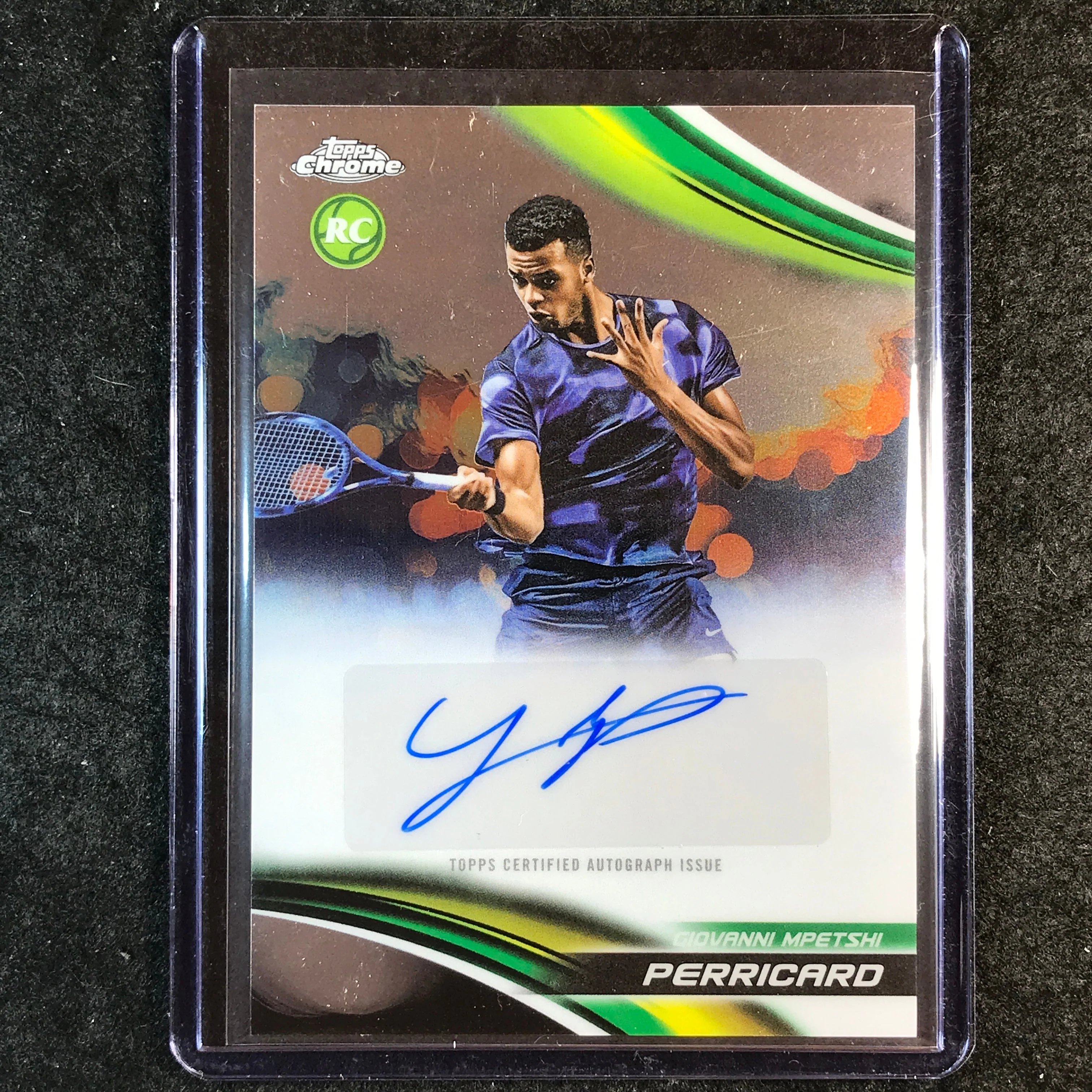 2025 Topps Chrome Tennis GIOVANNI MPETSHI PERRICARD Rookie Base Auto #GMP