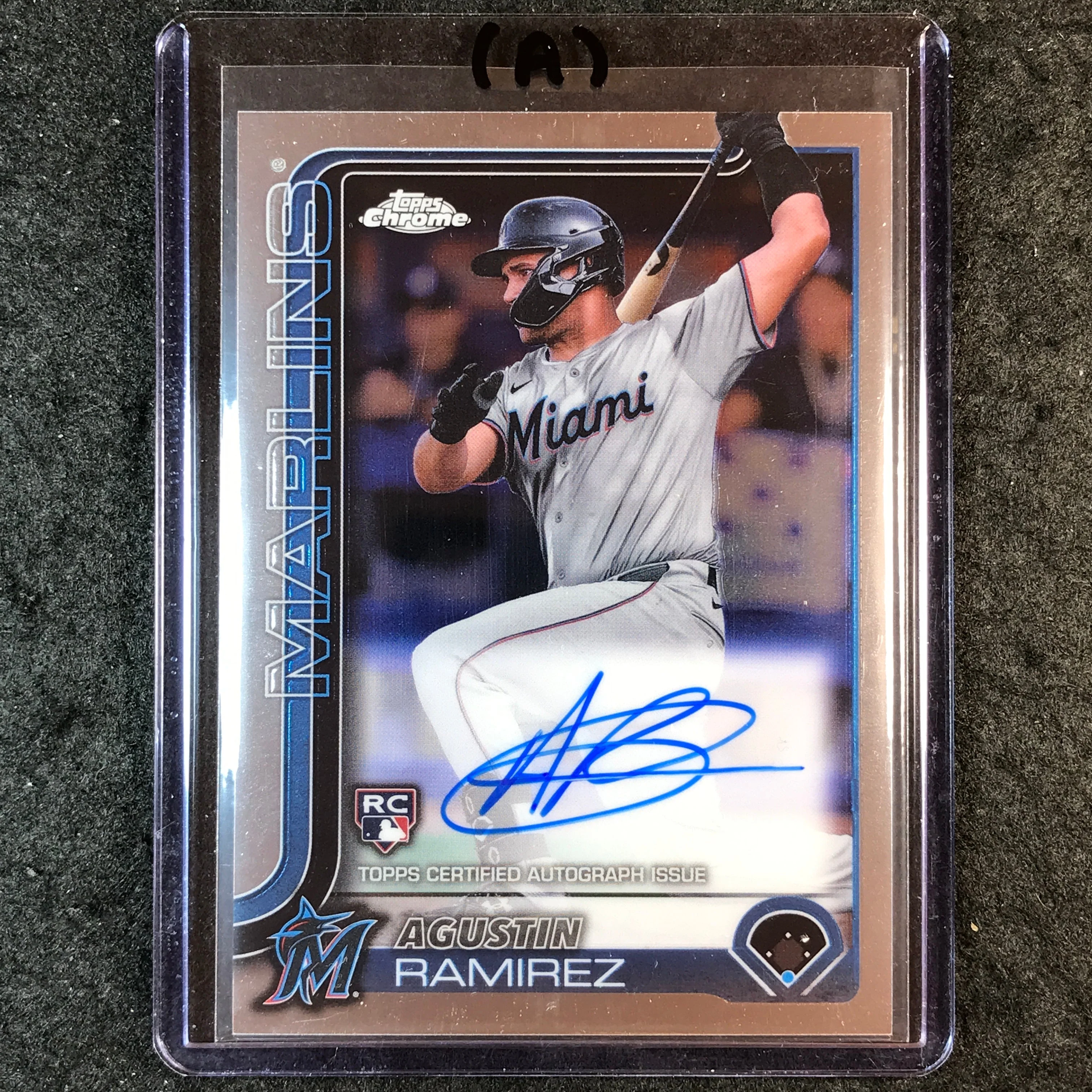 2025 Topps Chrome Update MLB AGUSTIN RAMIREZ Update Rookie Auto Base #RA-AR (A)