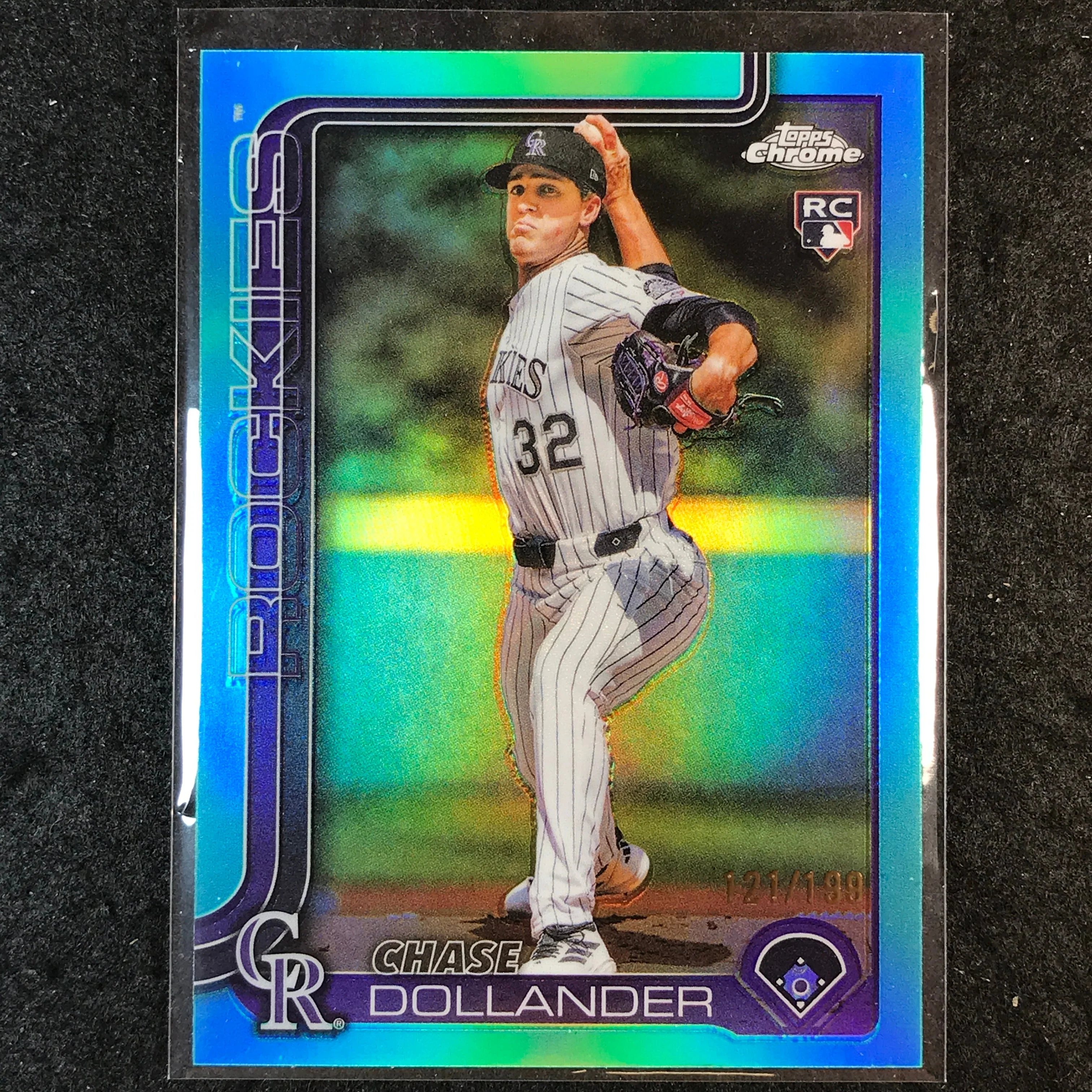 2025 Topps Chrome Update MLB CHASE DOLLANDER Rookie Aqua 121/199 #18