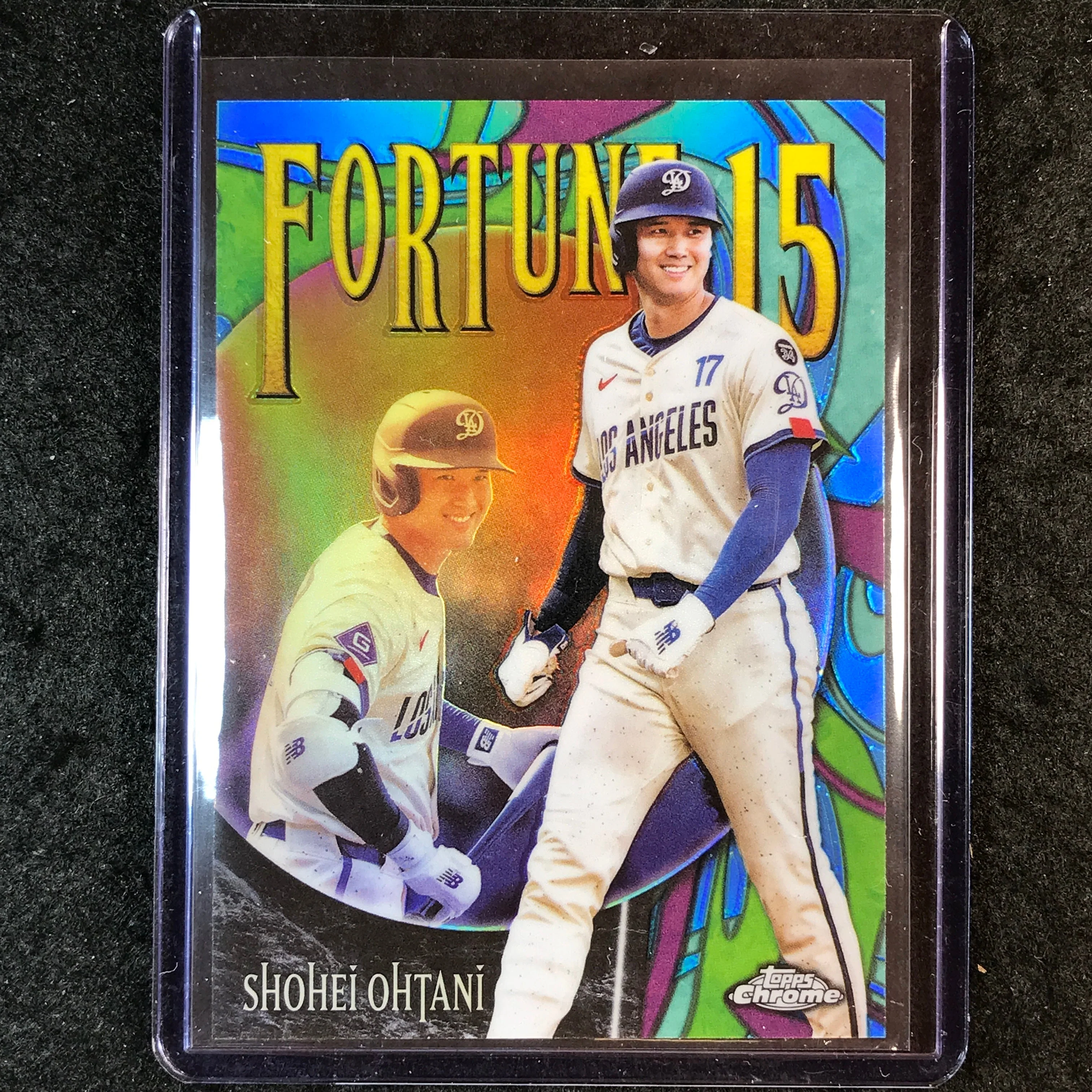 2025 Topps Chrome Update MLB SHOHEI OHTANI Fortune 15 Base #6