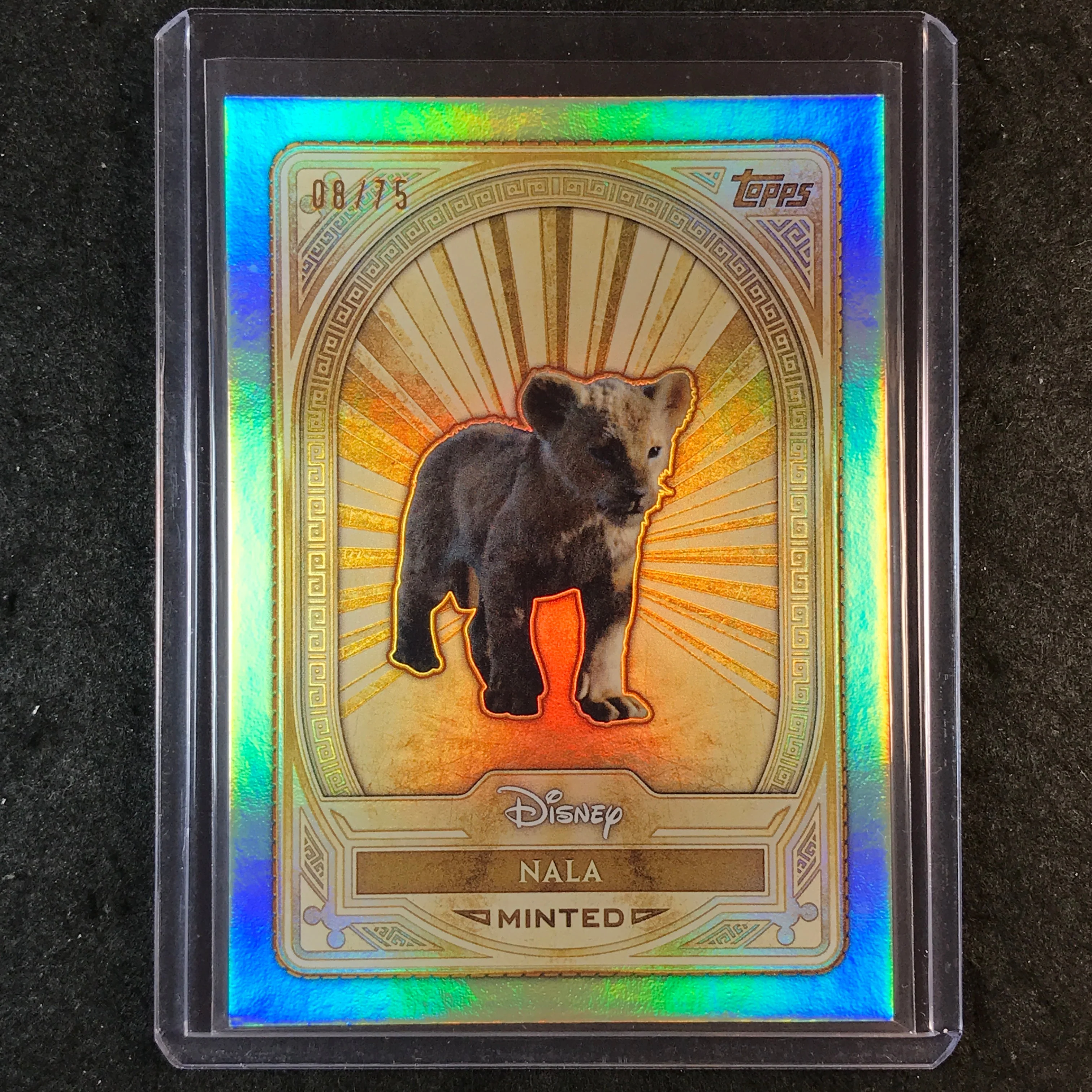 2025 Topps Disney Mint NALA Gold Green Mint Foil 8/75 #93