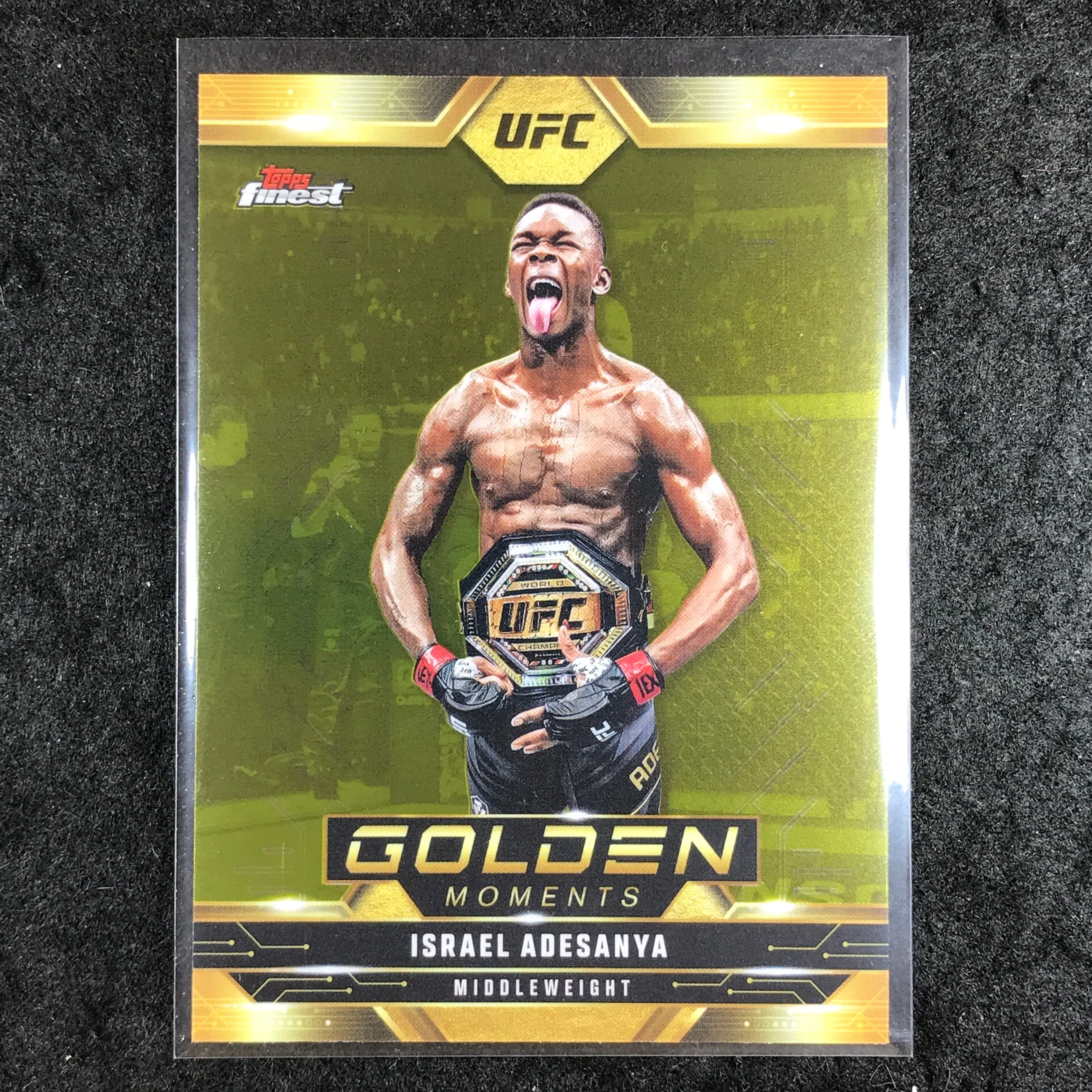 2025 Topps Finest UFC ISRAEL ADESANYA Golden Moments Base #9