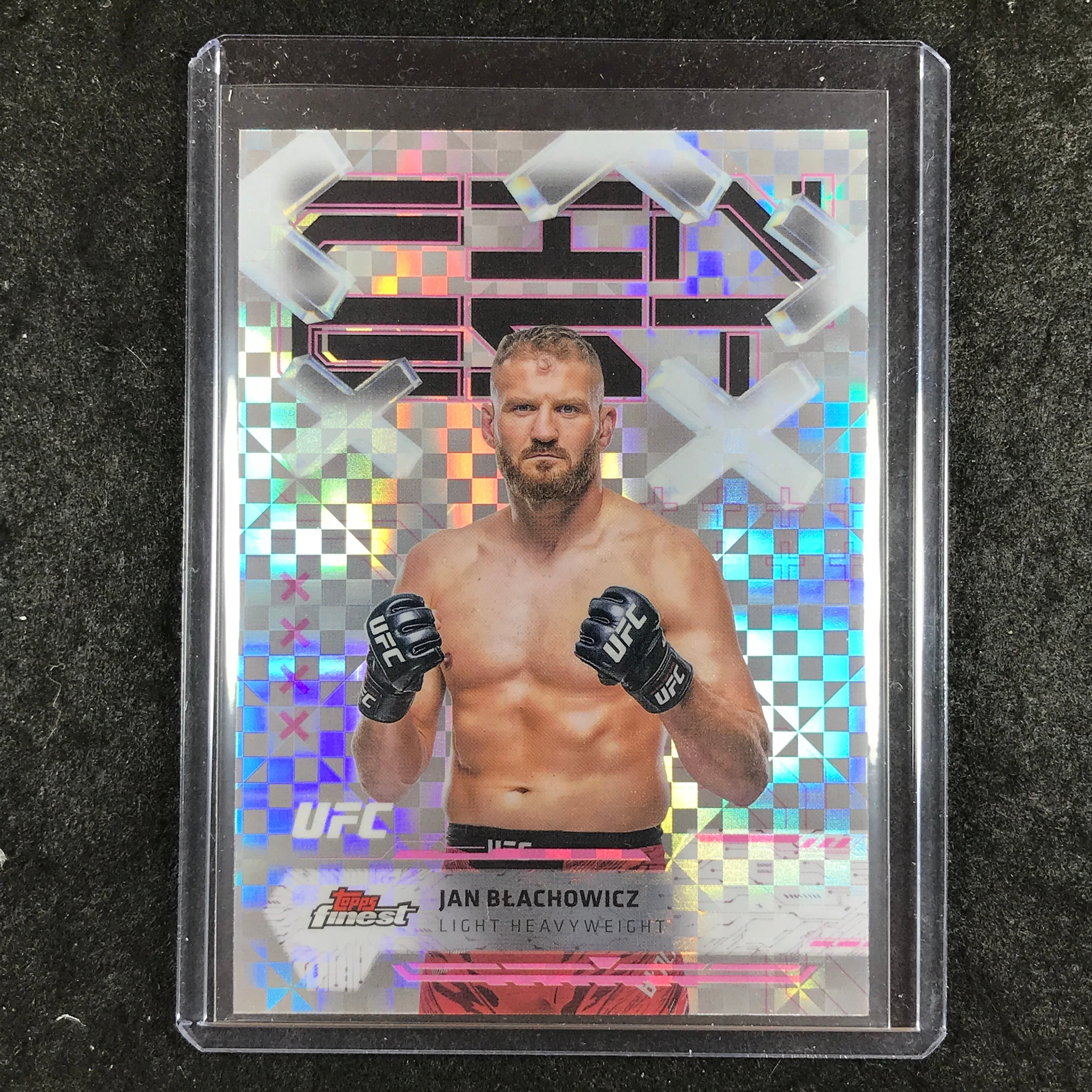 2025 Topps Finest UFC JAN BLACHOWICZ Common Checkerboard #11