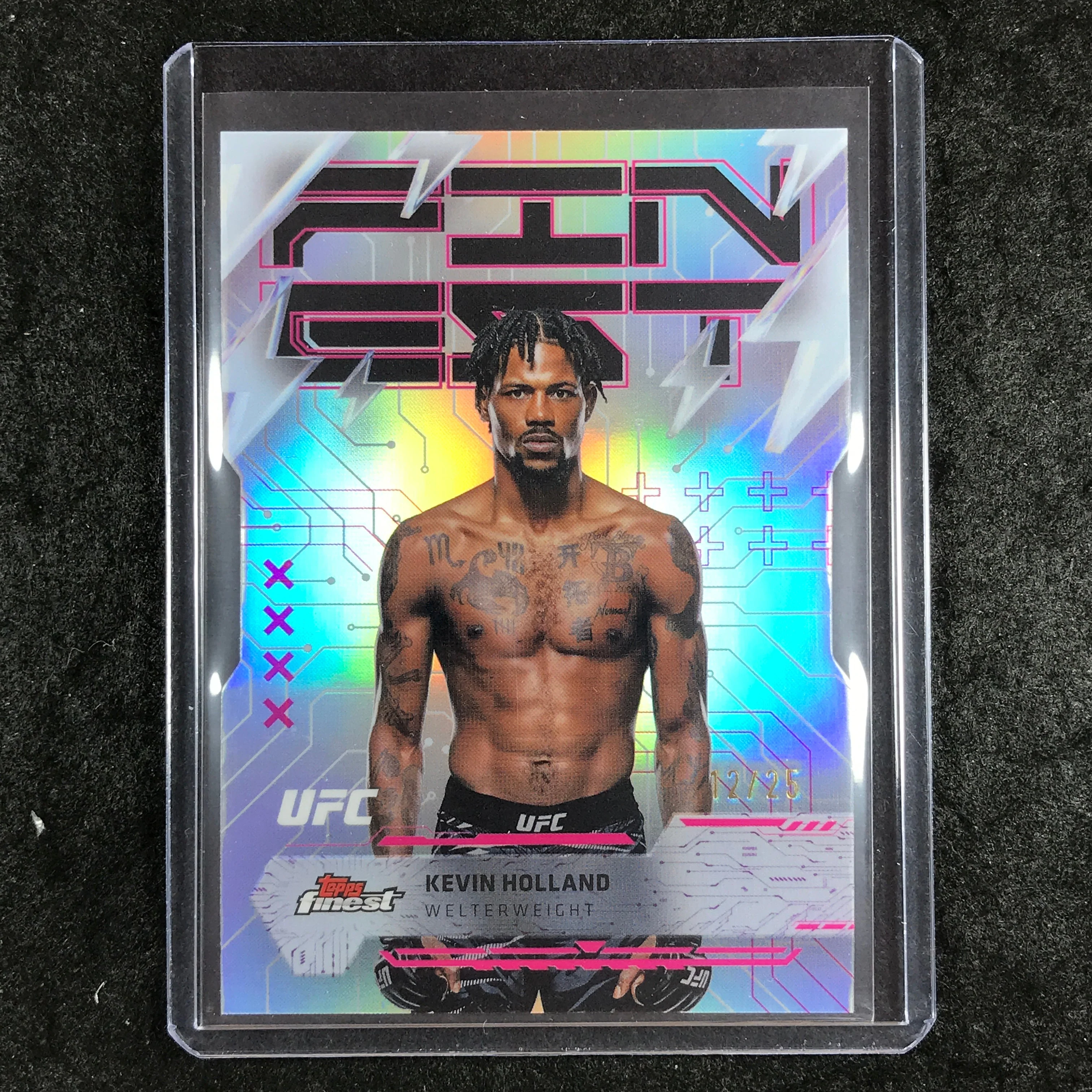 2025 Topps Finest UFC KEVIN HOLLAND Rare Die-Cut 12/25 #262