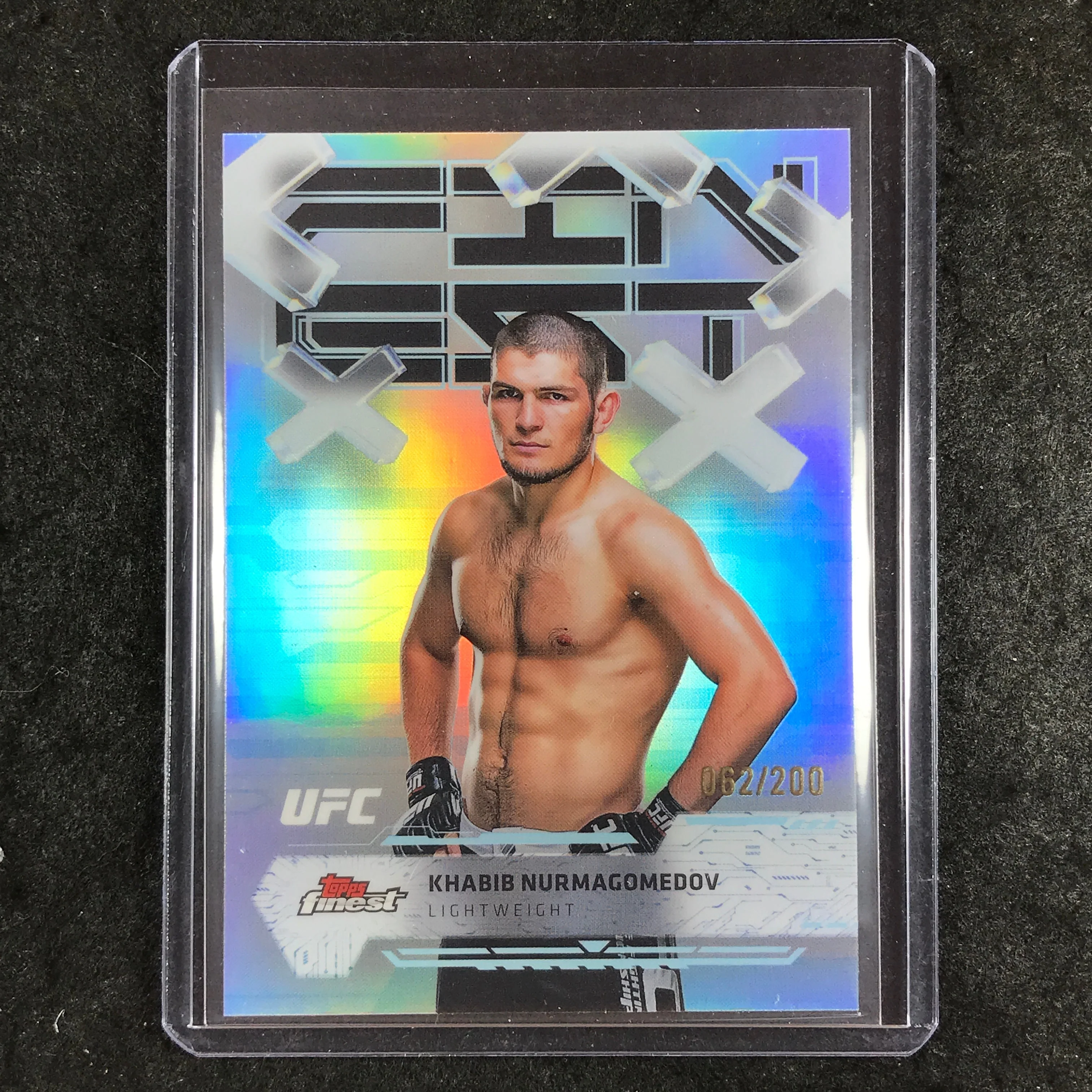 2025 Topps Finest UFC KHABIB NURMAGOMEDOV Common Blue 62/200 #33
