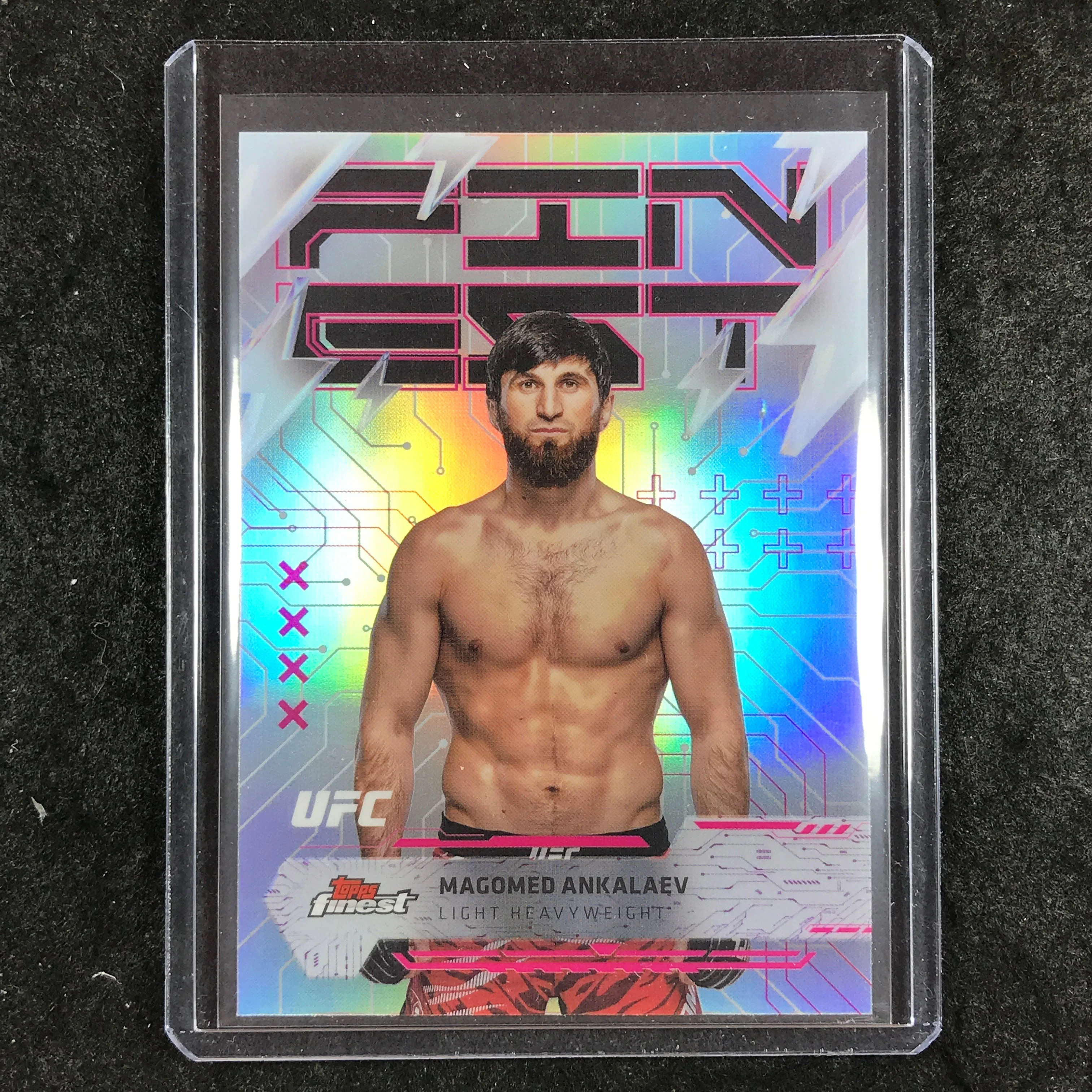 2025 Topps Finest UFC MAGOMED ANKALAEV Rare Refractor #202