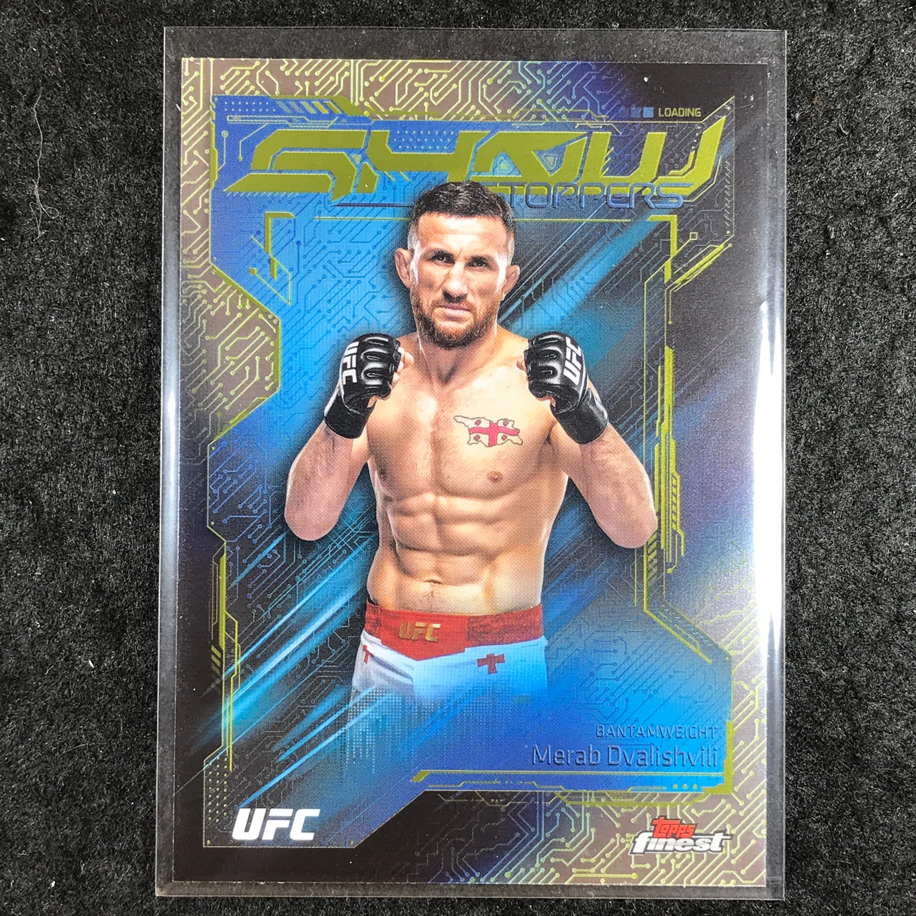 2025 Topps Finest UFC MERAB DVALISHVILI Showstoppers Base #13