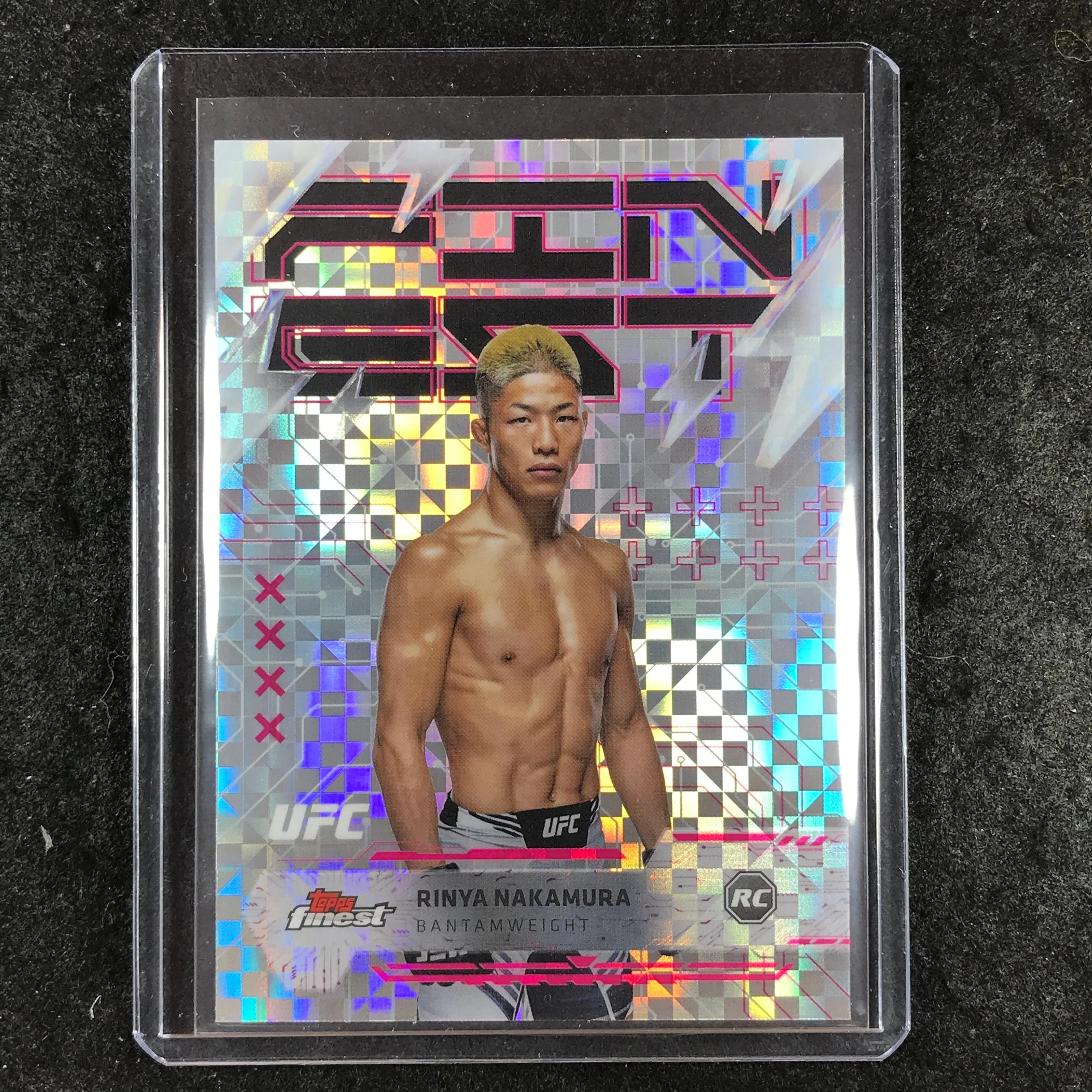 2025 Topps Finest UFC RINYA NAKAMURA Rookie Rare Checkerboard #279