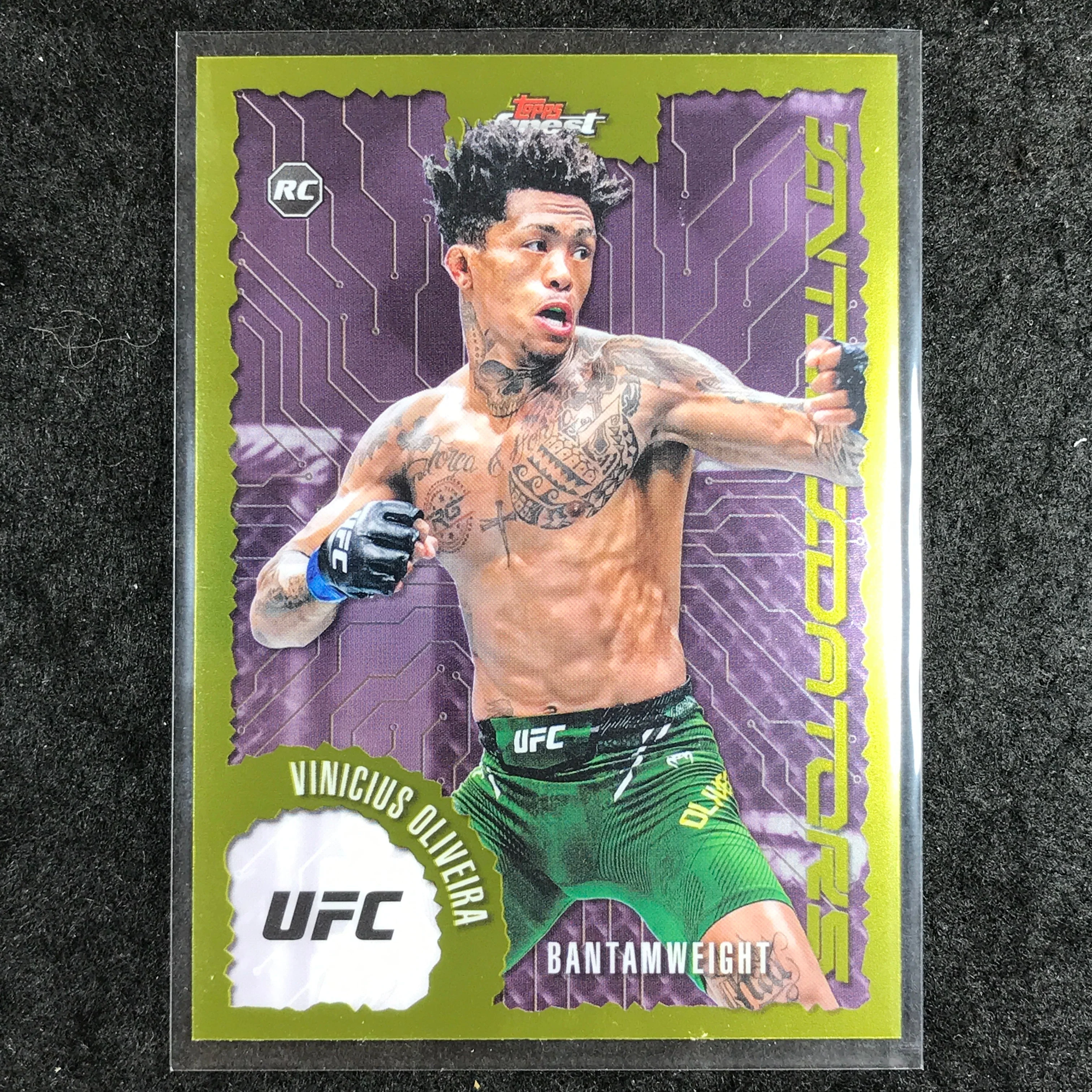 2025 Topps Finest UFC VINICIUS OLIVEIRA Intimidators Rookie Base #9