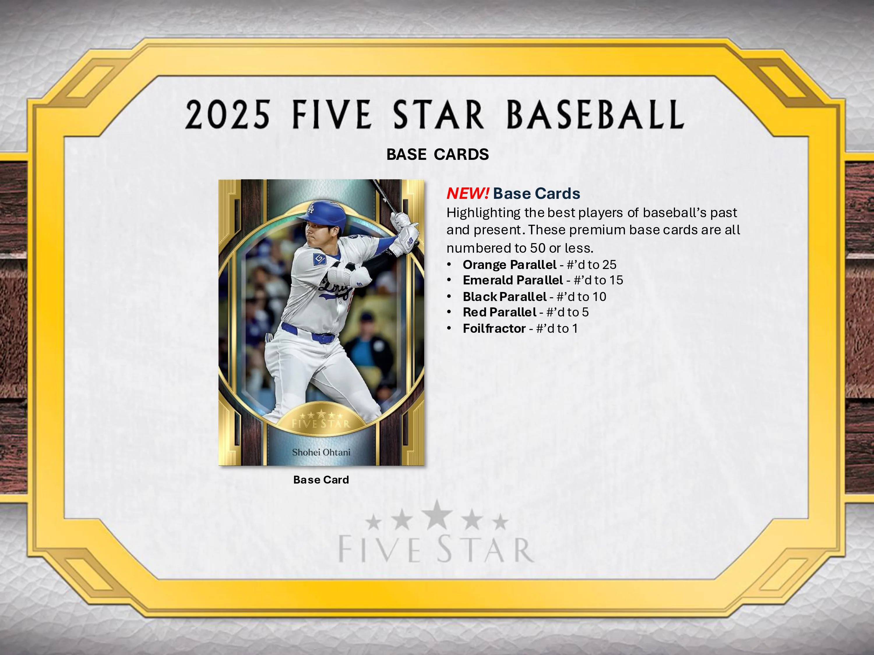 2025 Topps Five Star Baseball Hobby Box - Image 3