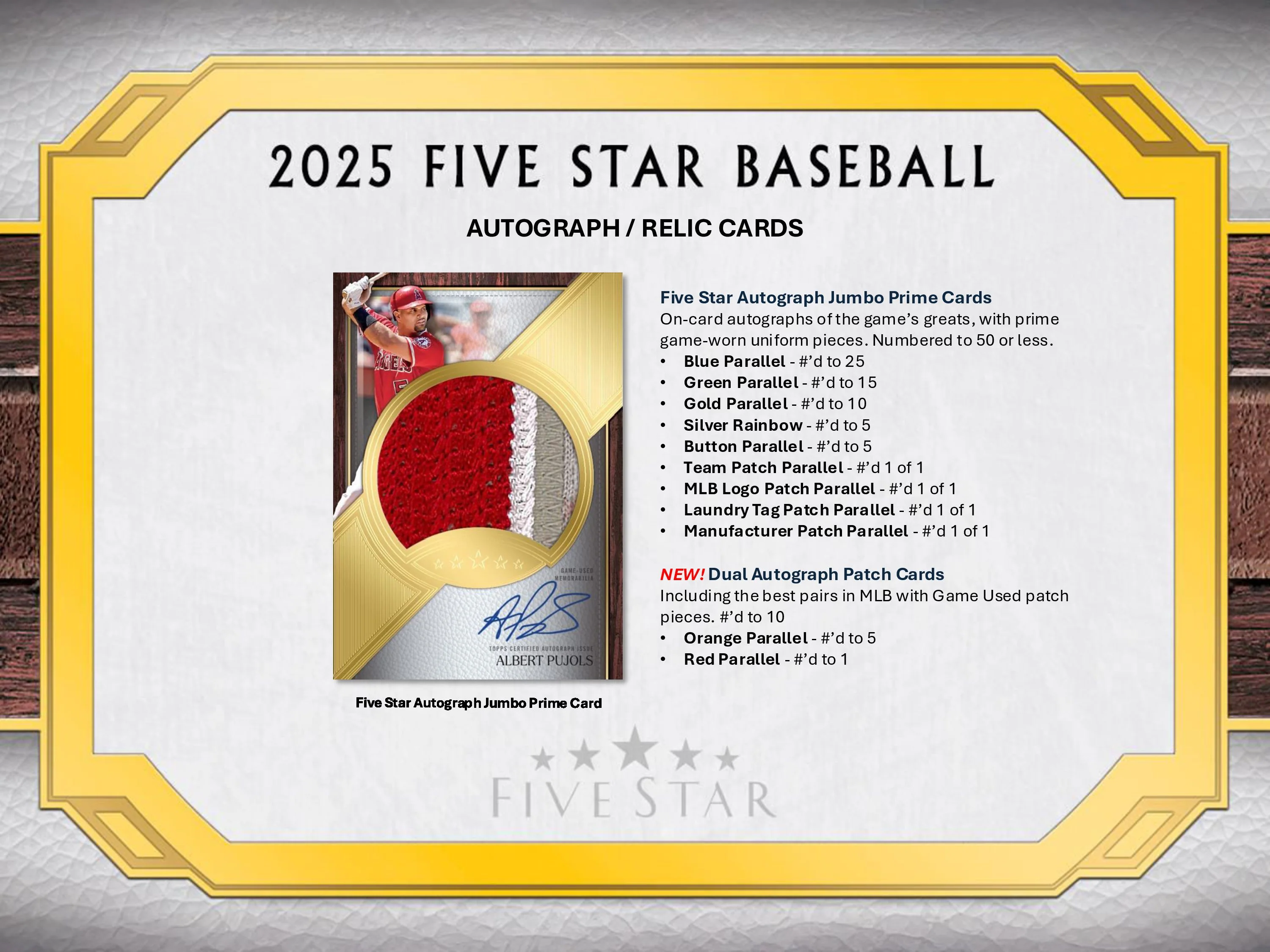 2025 Topps Five Star Baseball Hobby Box - Image 5