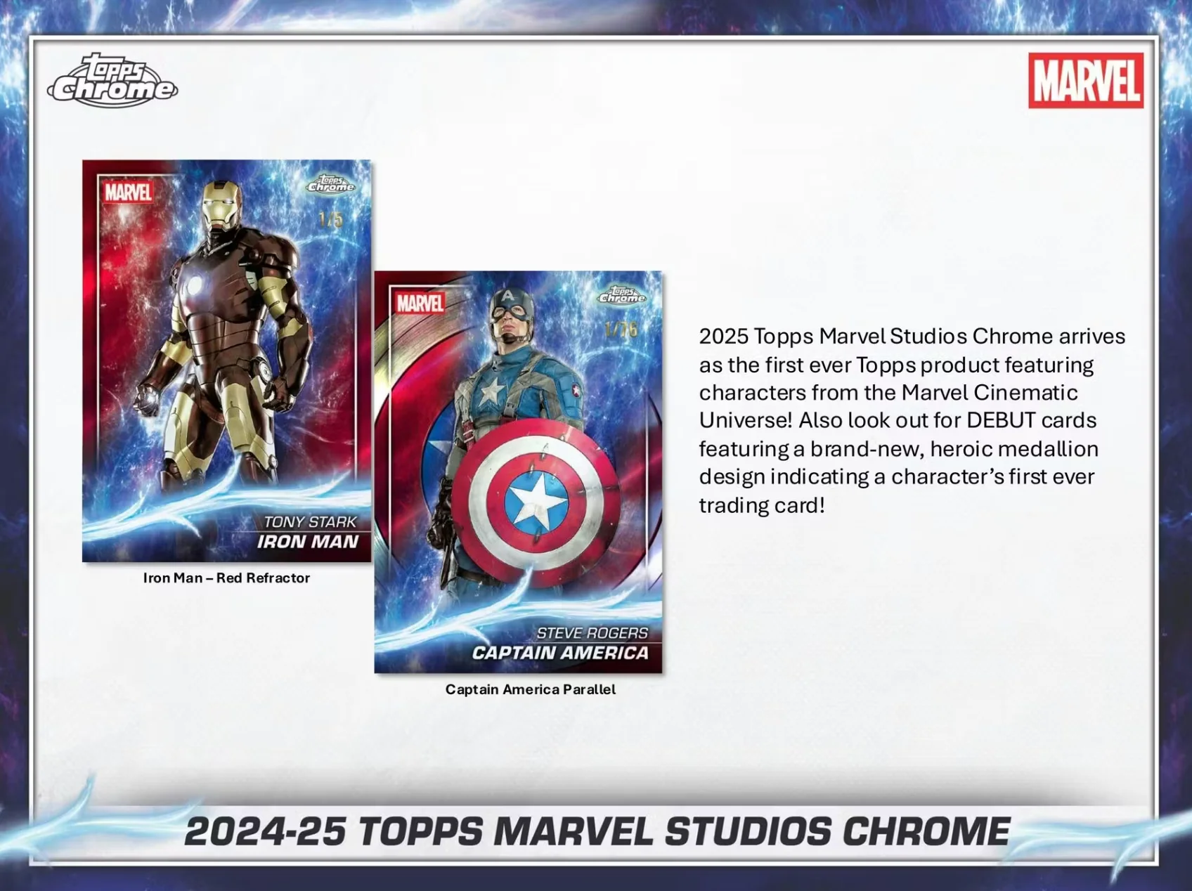 2025 Topps Marvel Studios Chrome Hobby 1 Box Opening - #30843ă»Random Pack (Jan 06 4pm)