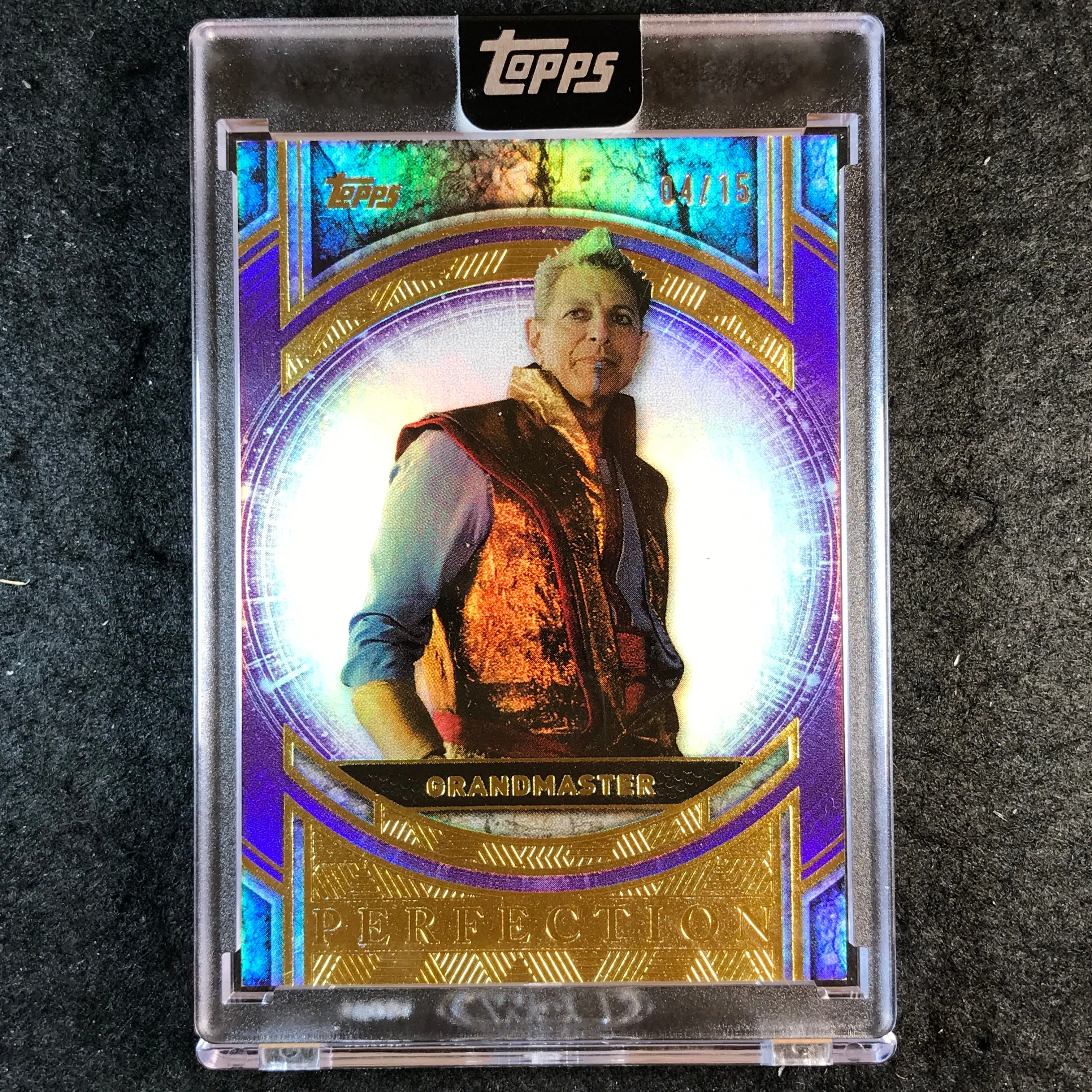 2025 Topps Marvel The Collector GRANDMASTER MCU Perfection Purple 4/15 #39