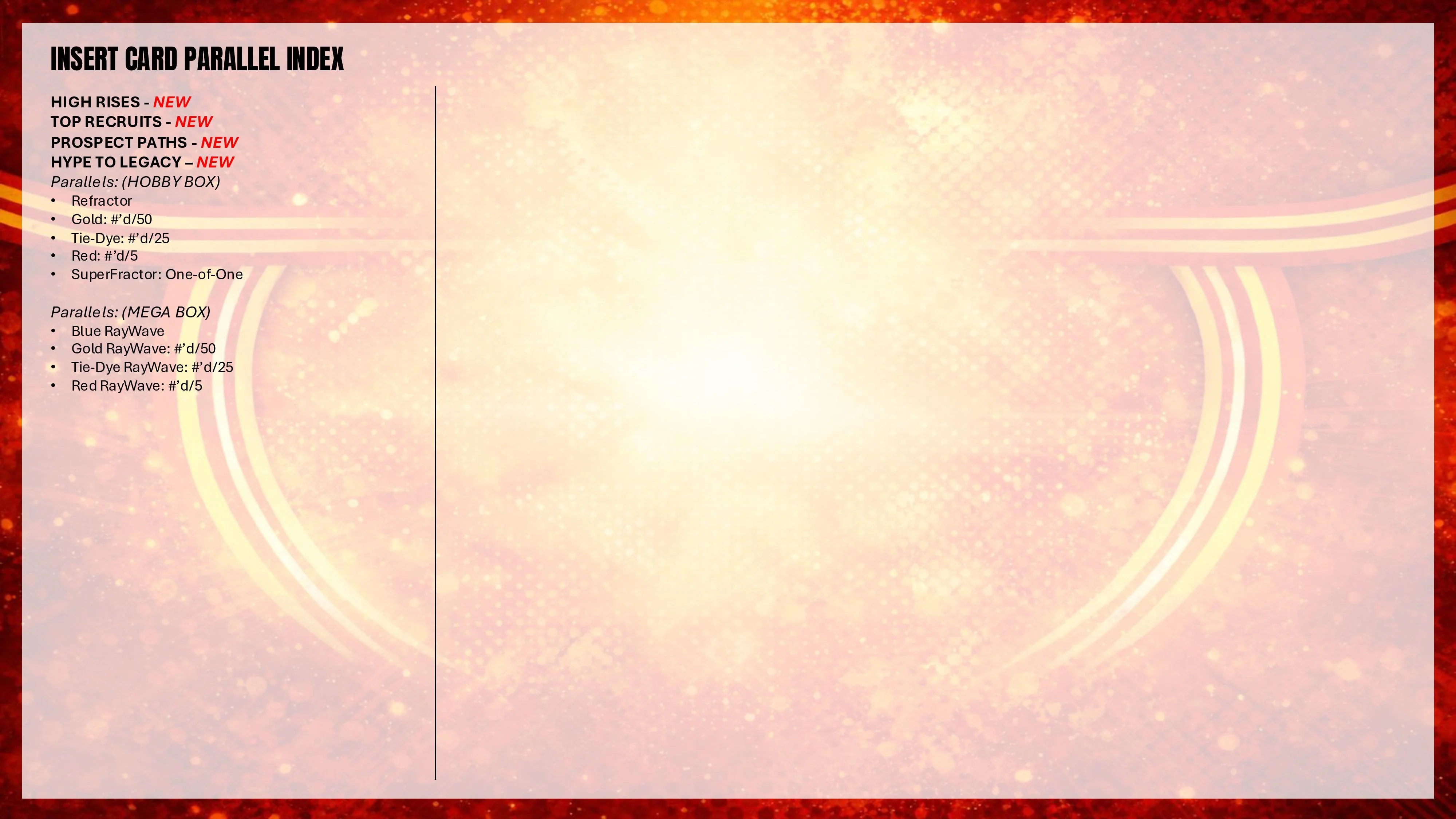 2025 Topps McDonalds All American Basketball hobby Box - Image 9
